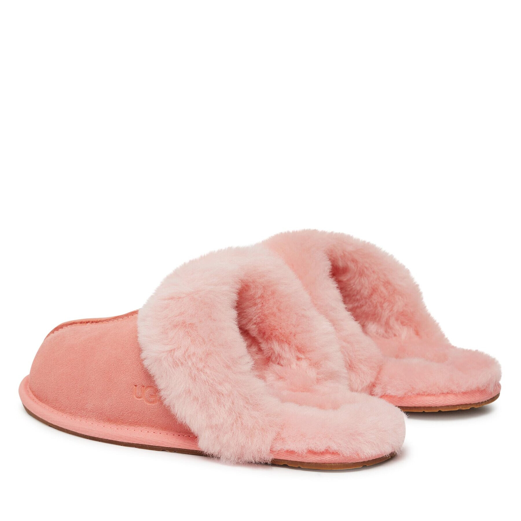 Ugg Пантофи W Scuffette II 1106872 Коралов - Pepit.bg