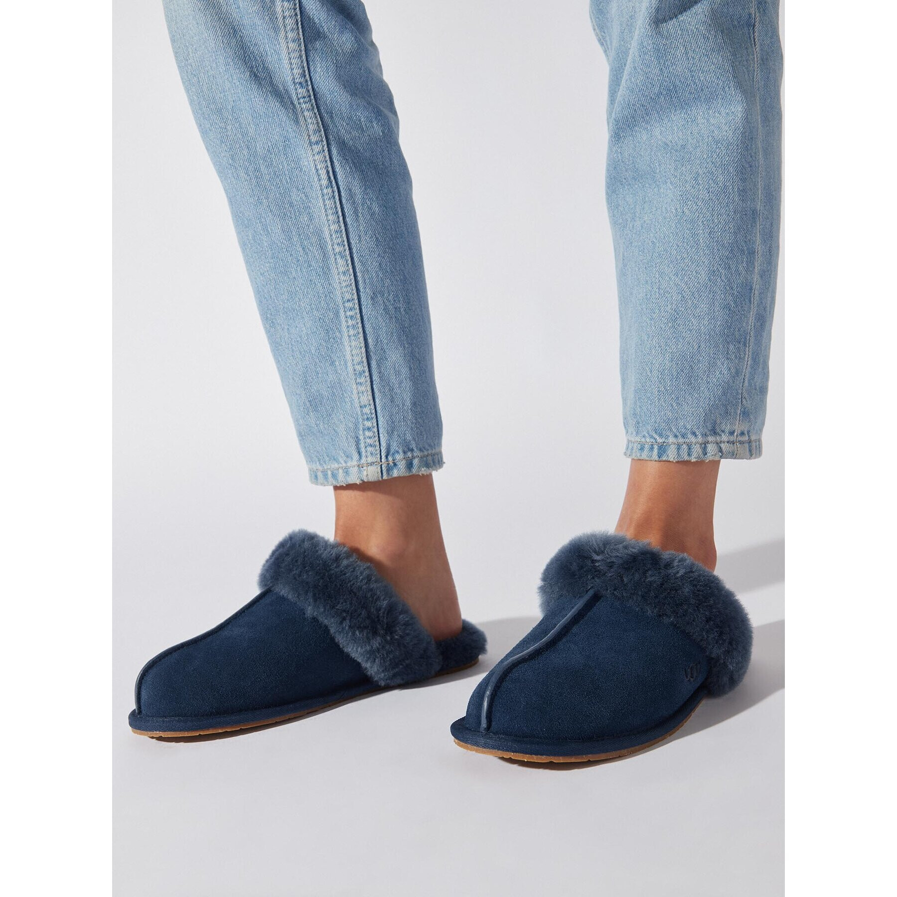 Ugg Пантофи W Scuffette II 1106872 Тъмносин - Pepit.bg