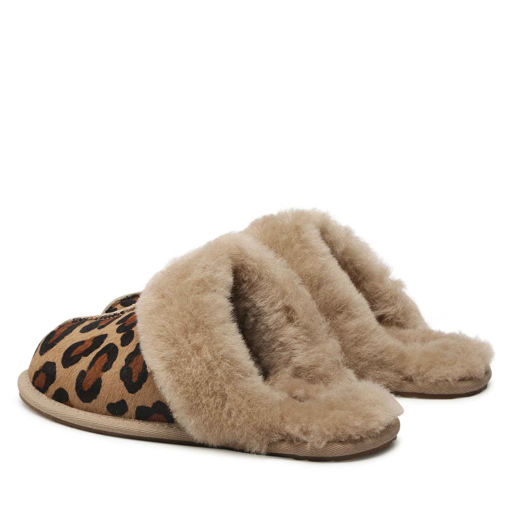 Ugg Пантофи W Scuffette II Spotty 1130886 Кафяв - Pepit.bg