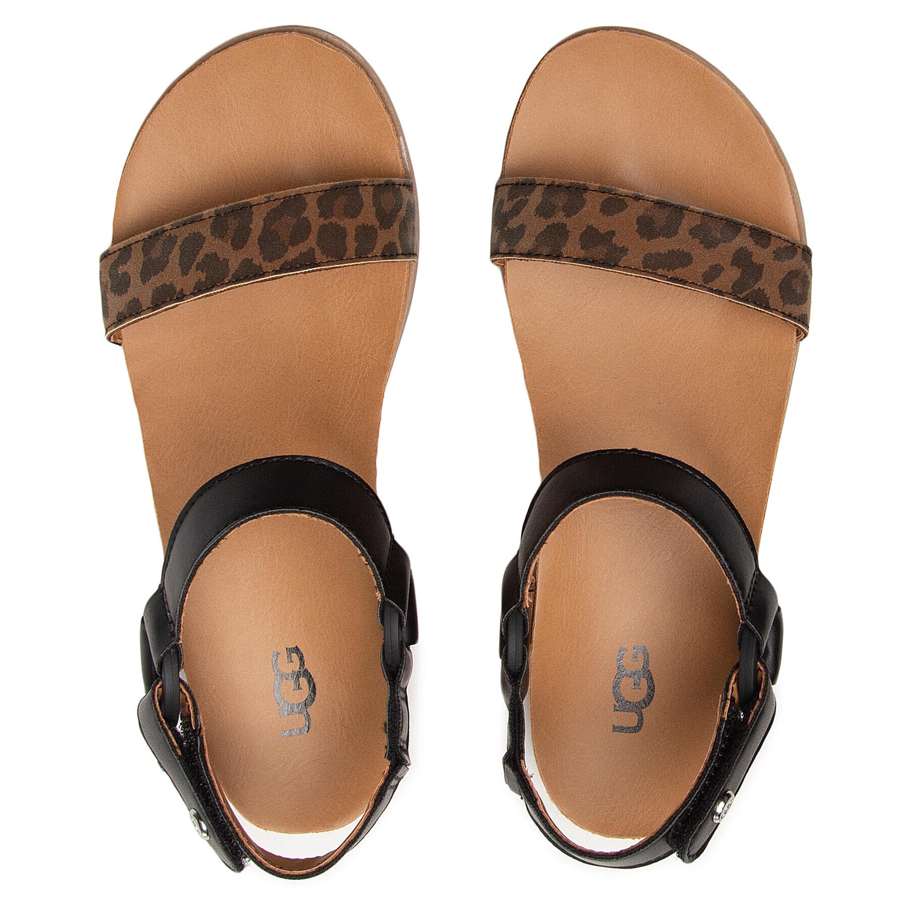 Ugg Сандали K Rynell Leopard 1117419K Черен - Pepit.bg