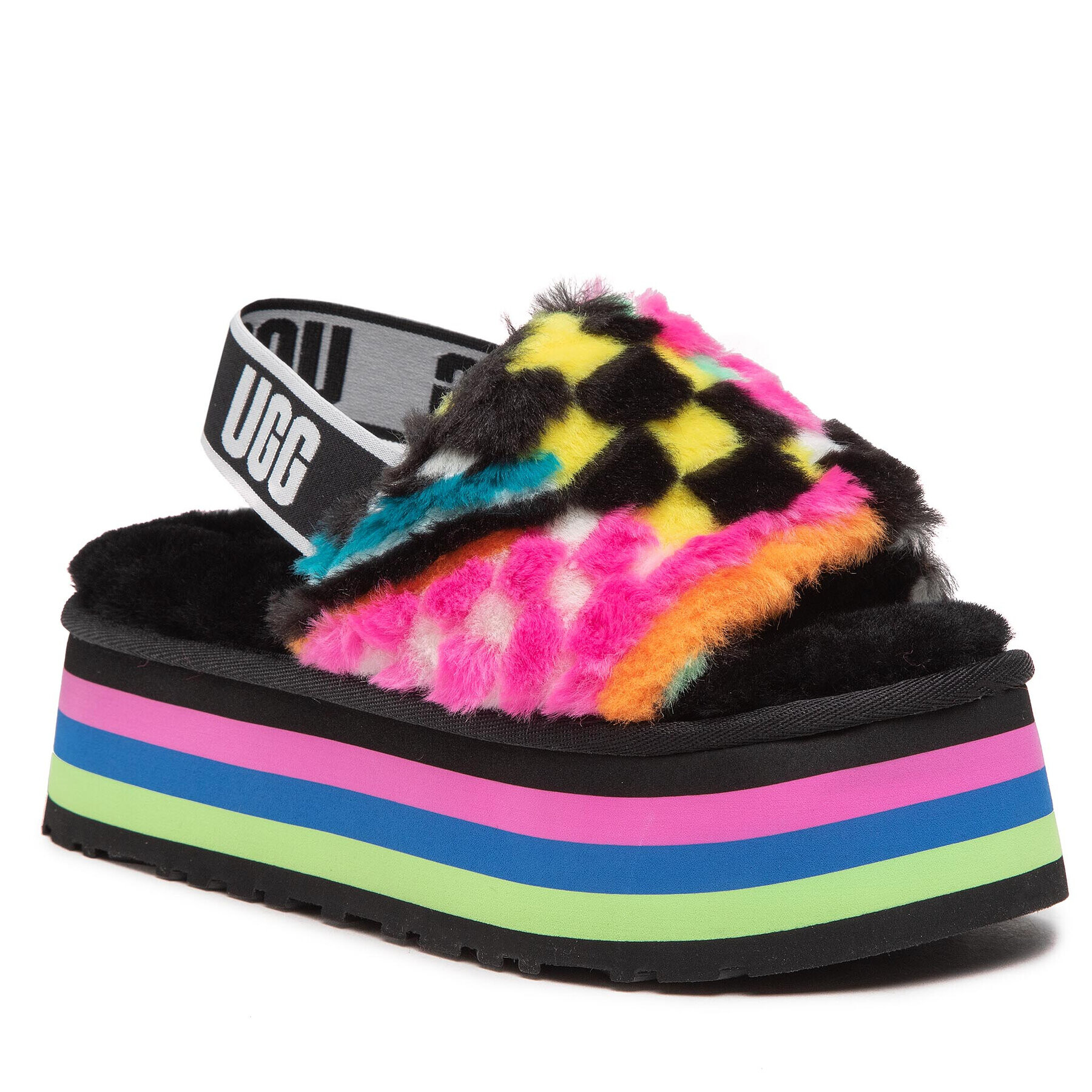 Ugg Сандали W Disco Checks Slid 1130877 Цветен - Pepit.bg