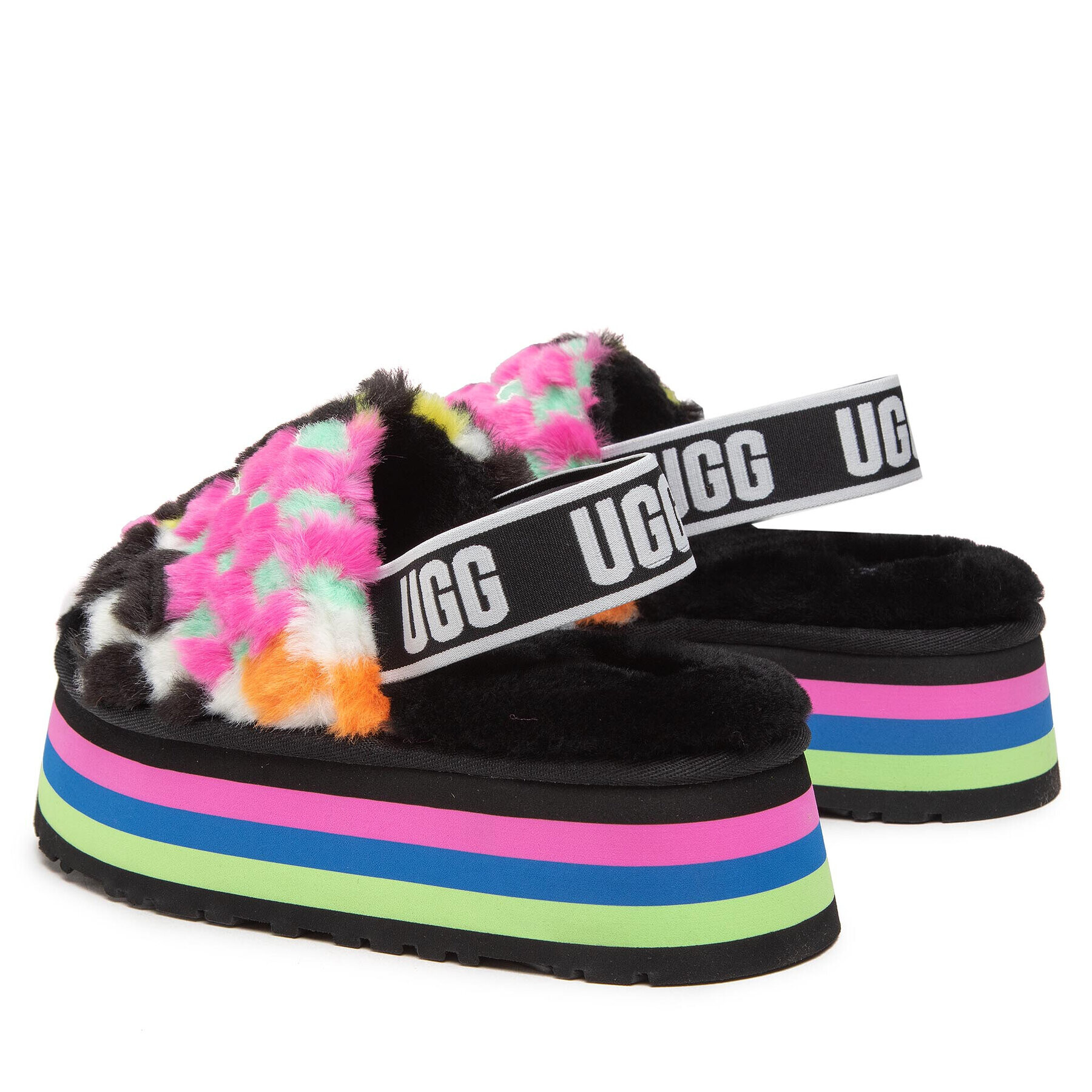 Ugg Сандали W Disco Checks Slid 1130877 Цветен - Pepit.bg