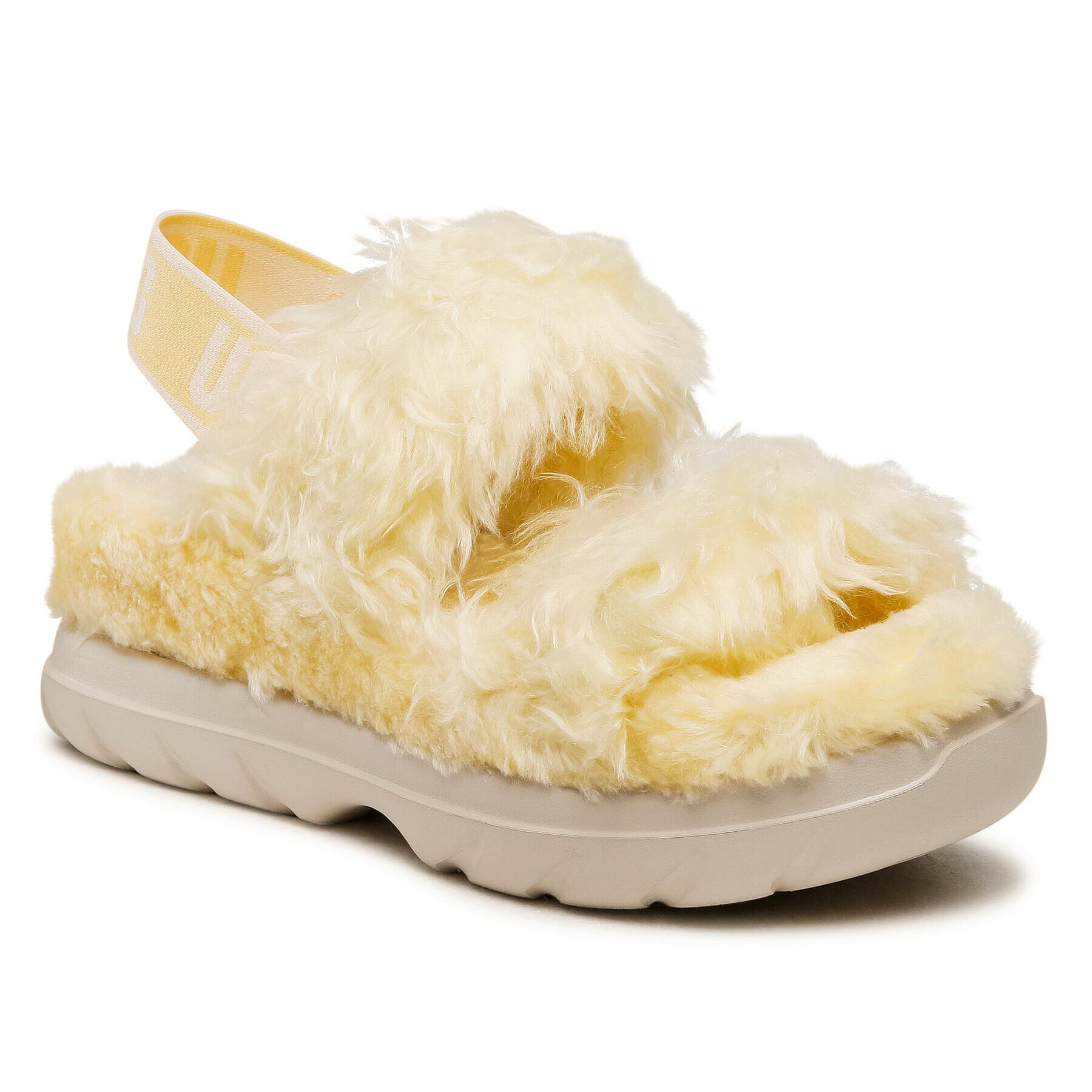 Ugg Сандали W Fluff Sugar Sandal 1119999 Жълт - Pepit.bg