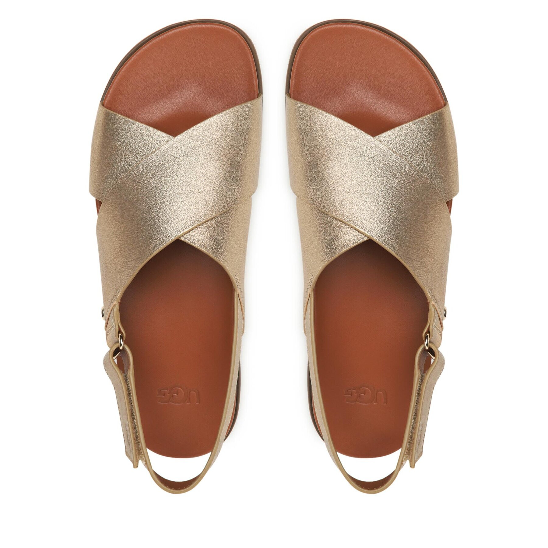 Ugg Сандали W Solivan Slingback 1144976 Златист - Pepit.bg