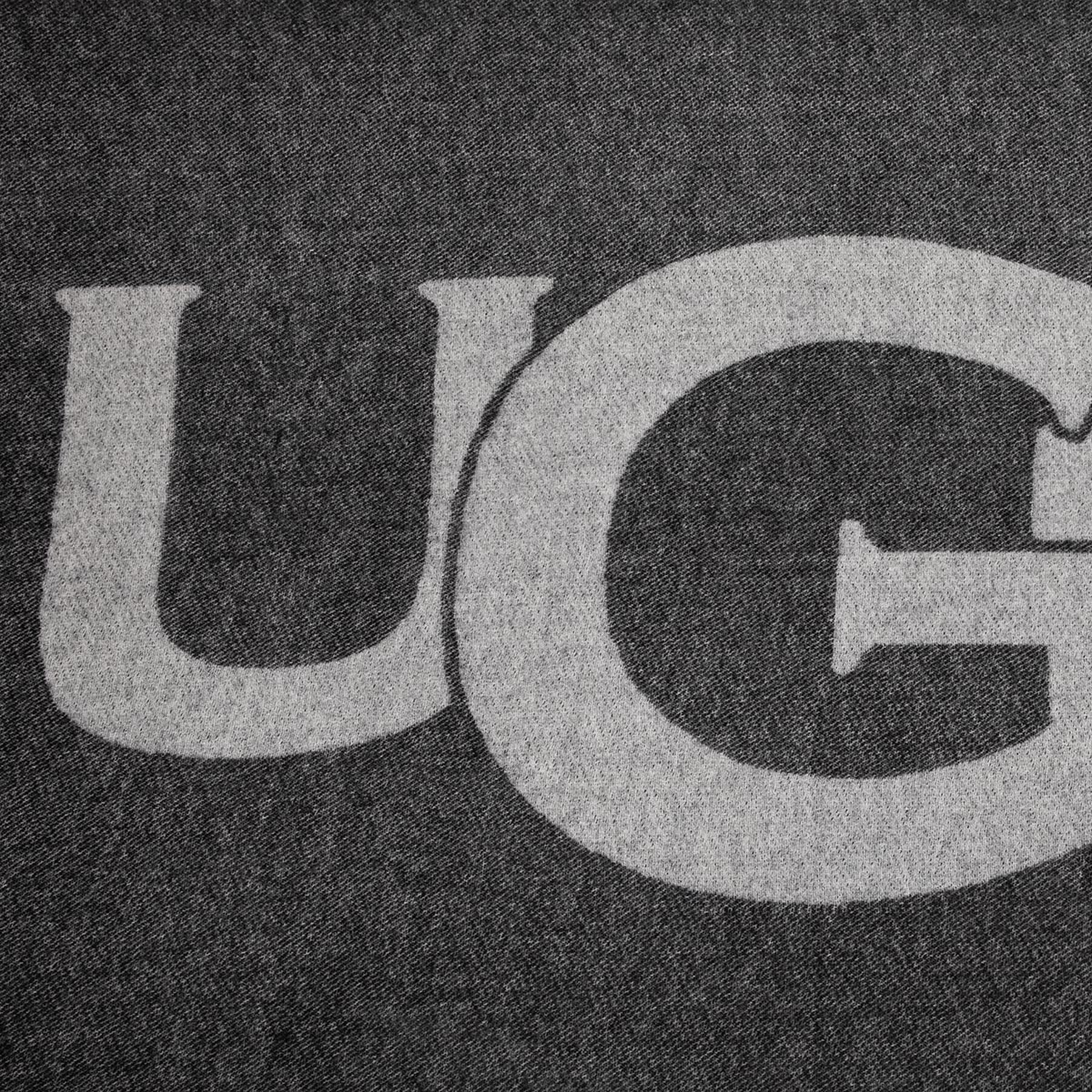 Ugg Шал W Woven Logo Scarf 18769 Сив - Pepit.bg