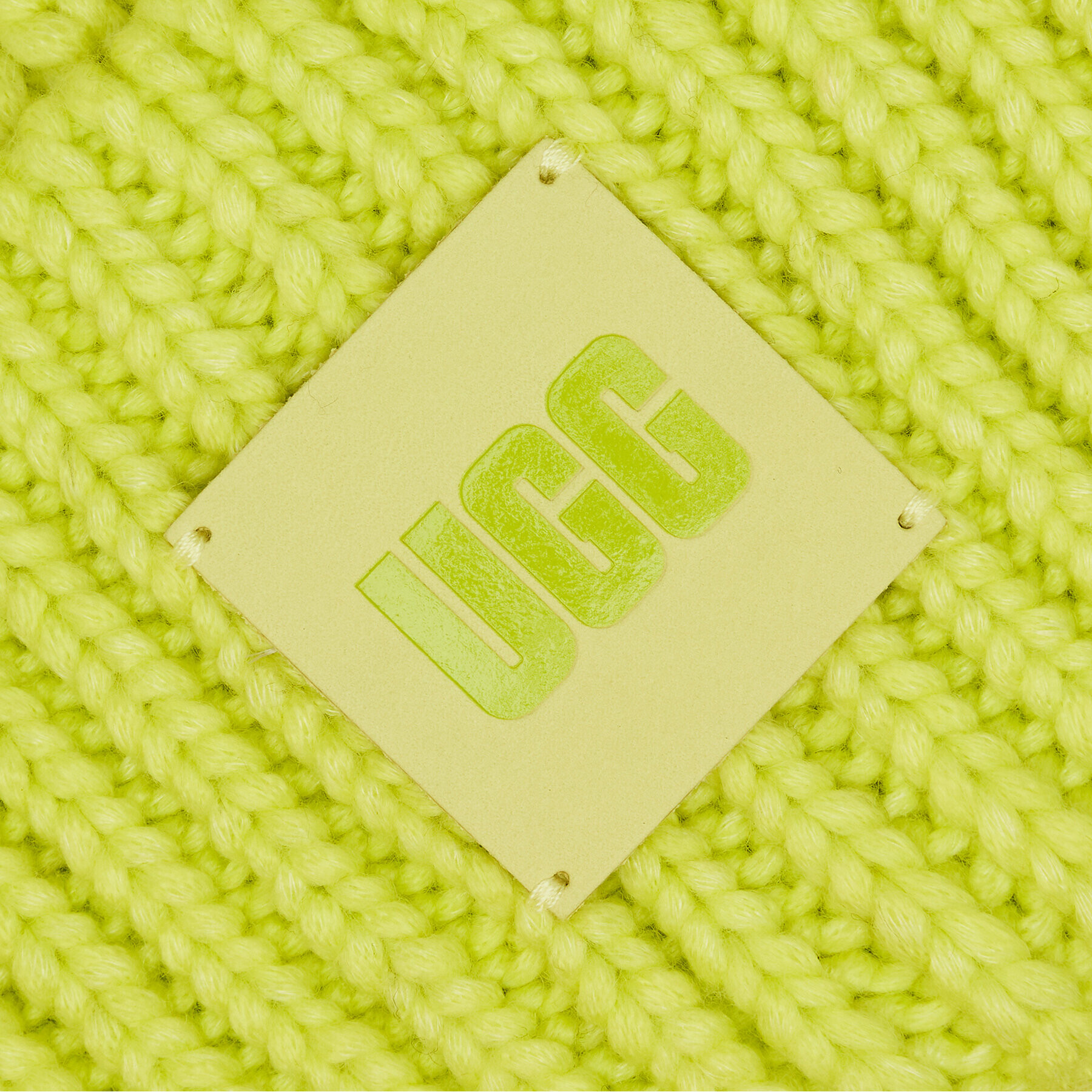 Ugg Шапка Chunky Logo 20061 Зелен - Pepit.bg
