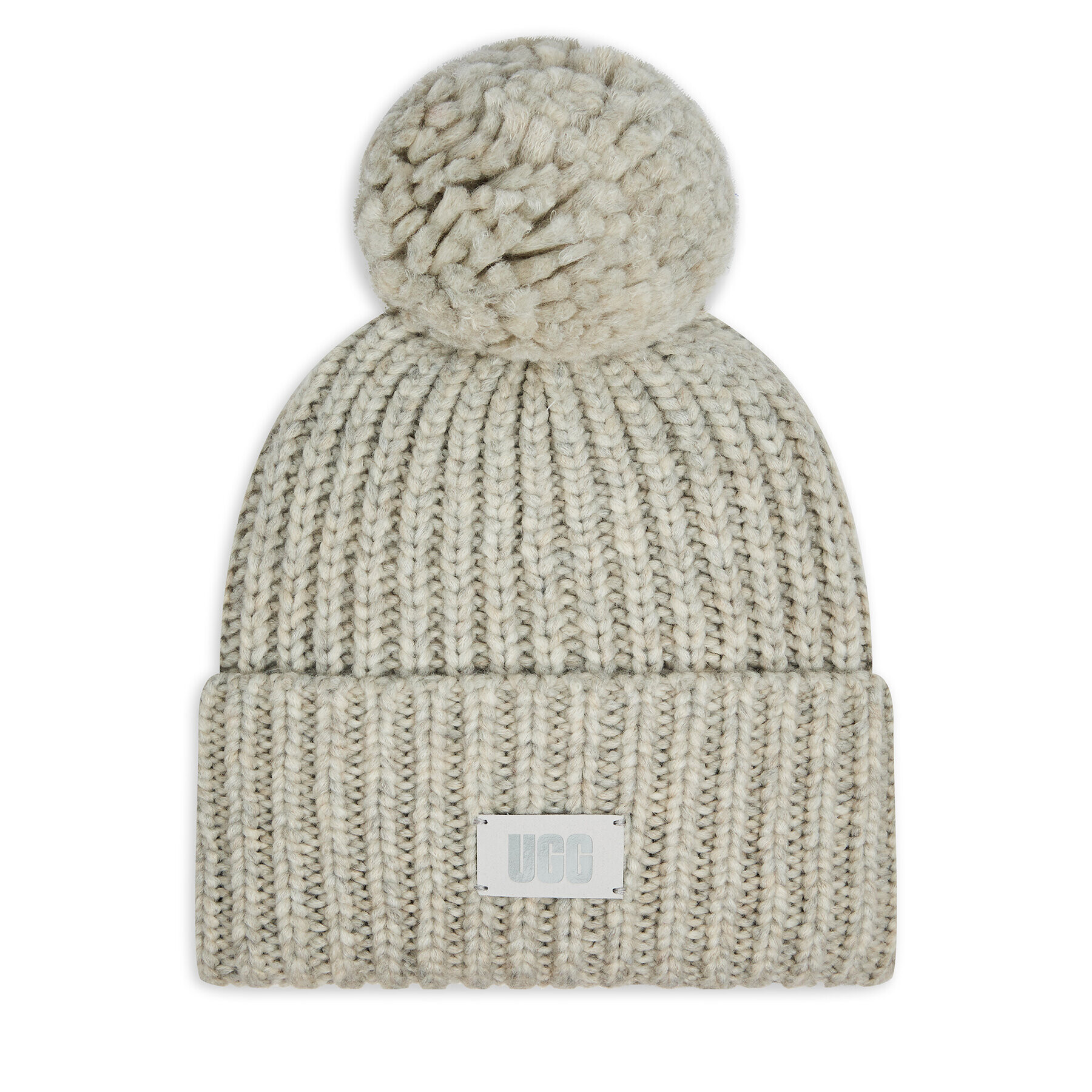 Ugg Шапка Chunky Pom Cuff 100026 Сив - Pepit.bg