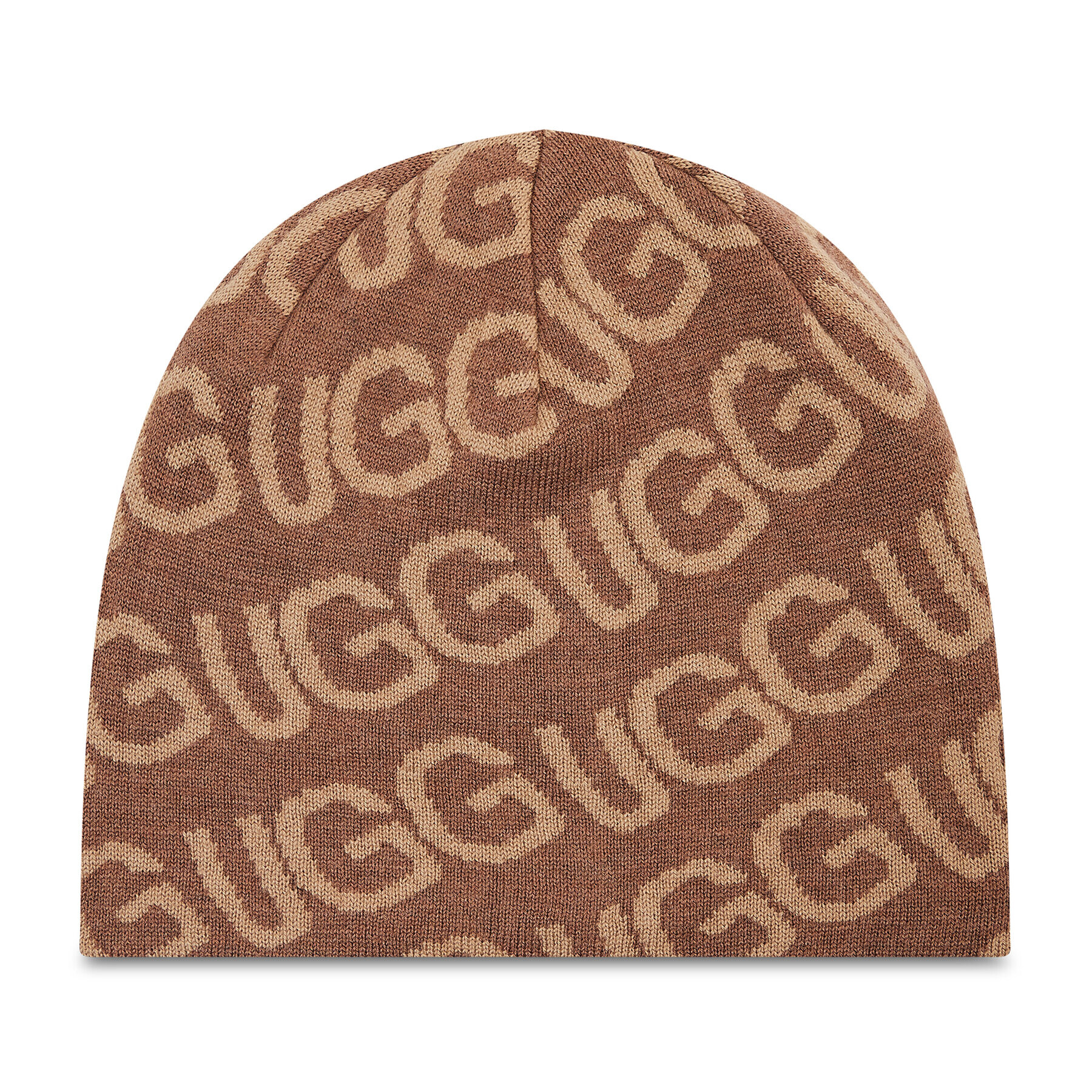 Ugg Шапка M Knit Logo Beanie 20968 Кафяв - Pepit.bg