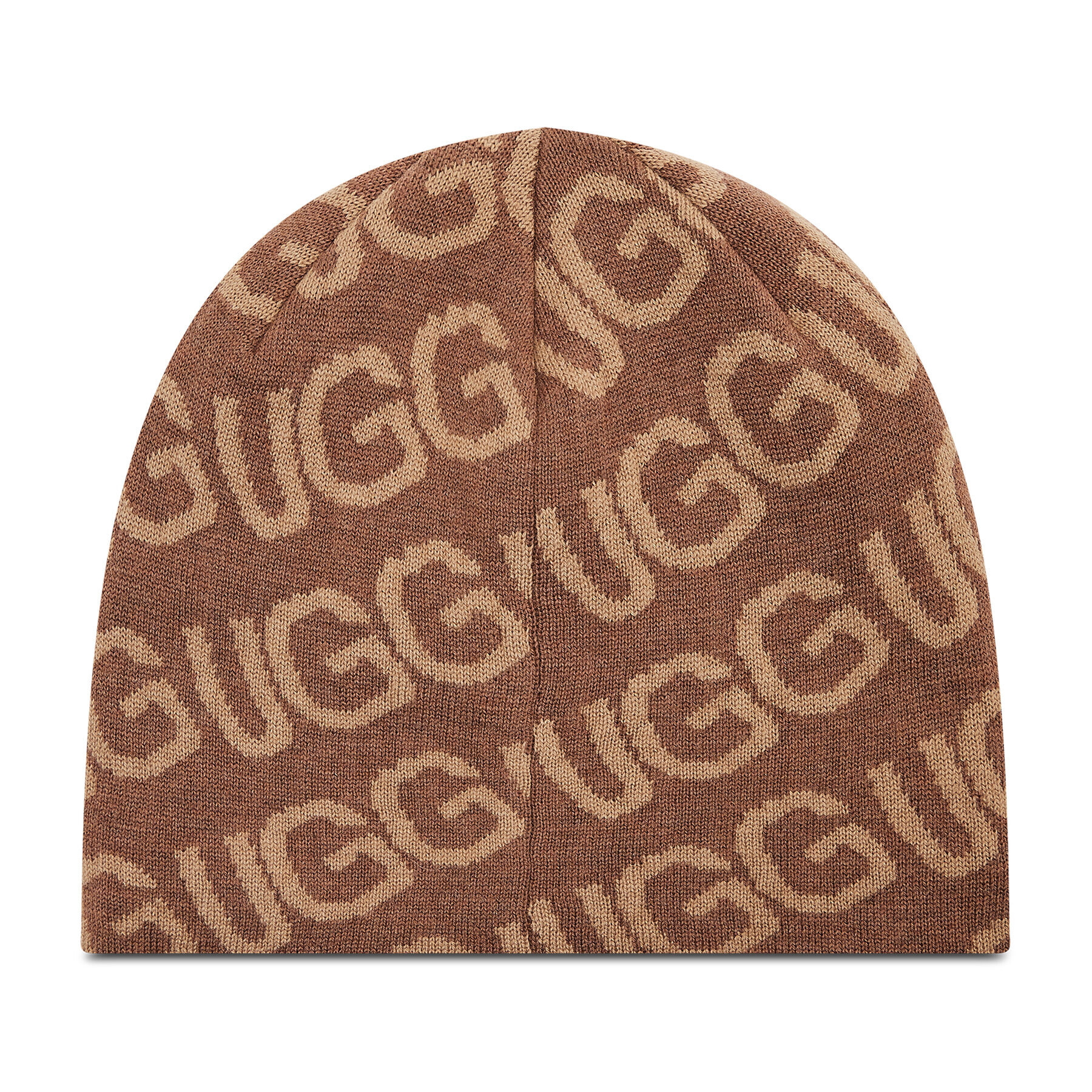 Ugg Шапка M Knit Logo Beanie 20968 Кафяв - Pepit.bg