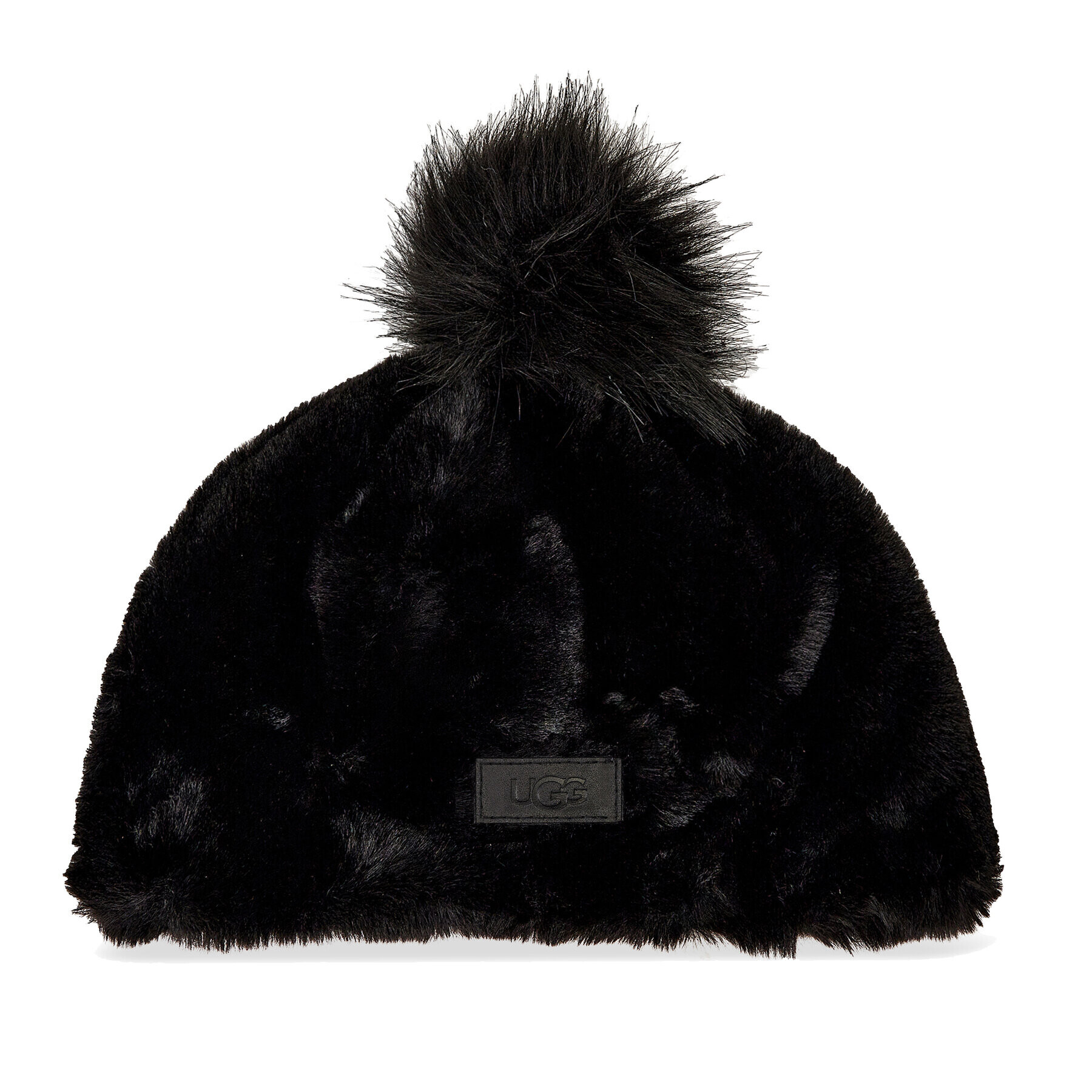 Ugg Шапка W Faux Fur Beanie W Pom 20941 Черен - Pepit.bg