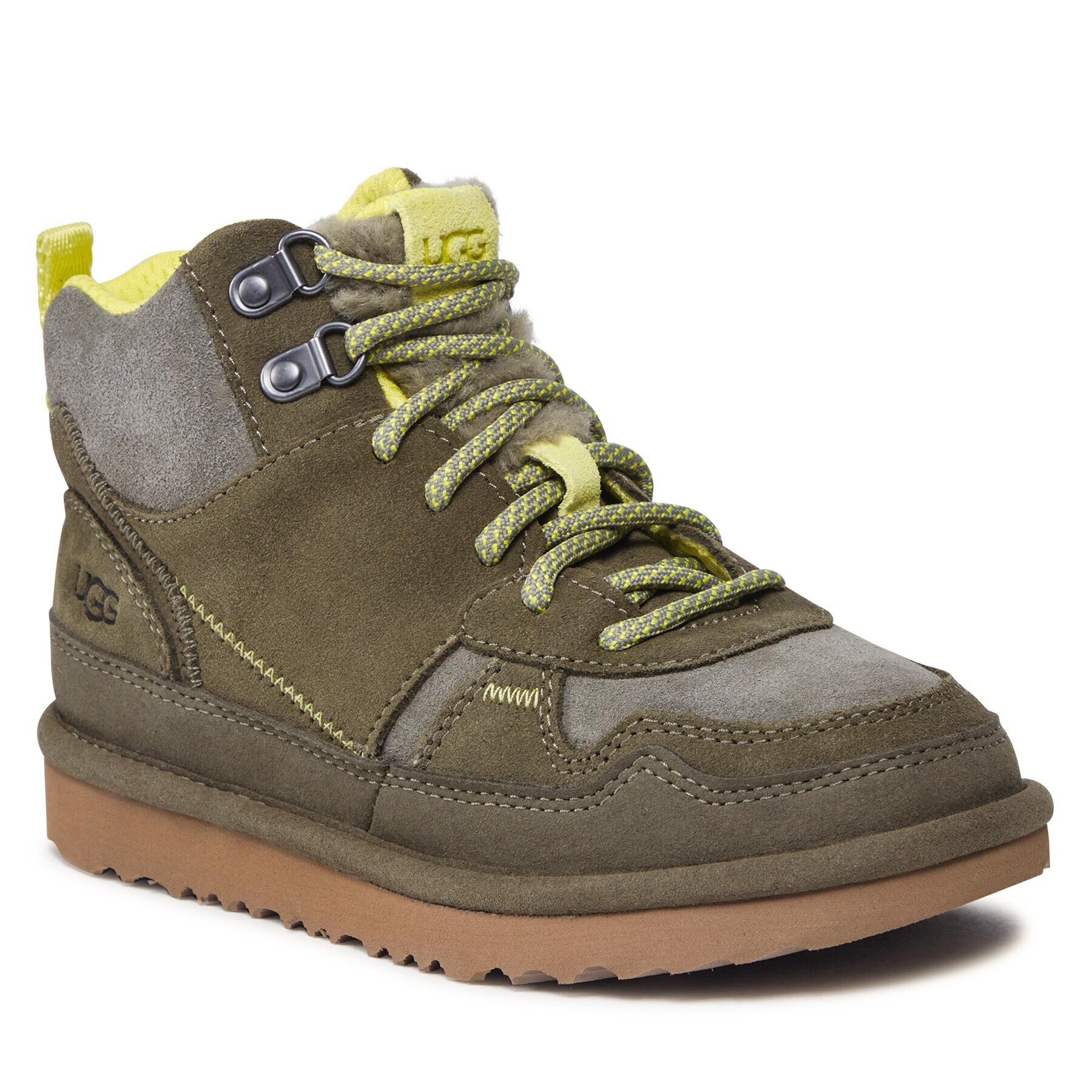 Ugg Сникърси K Highland Hi Heritage 1134550K Зелен - Pepit.bg