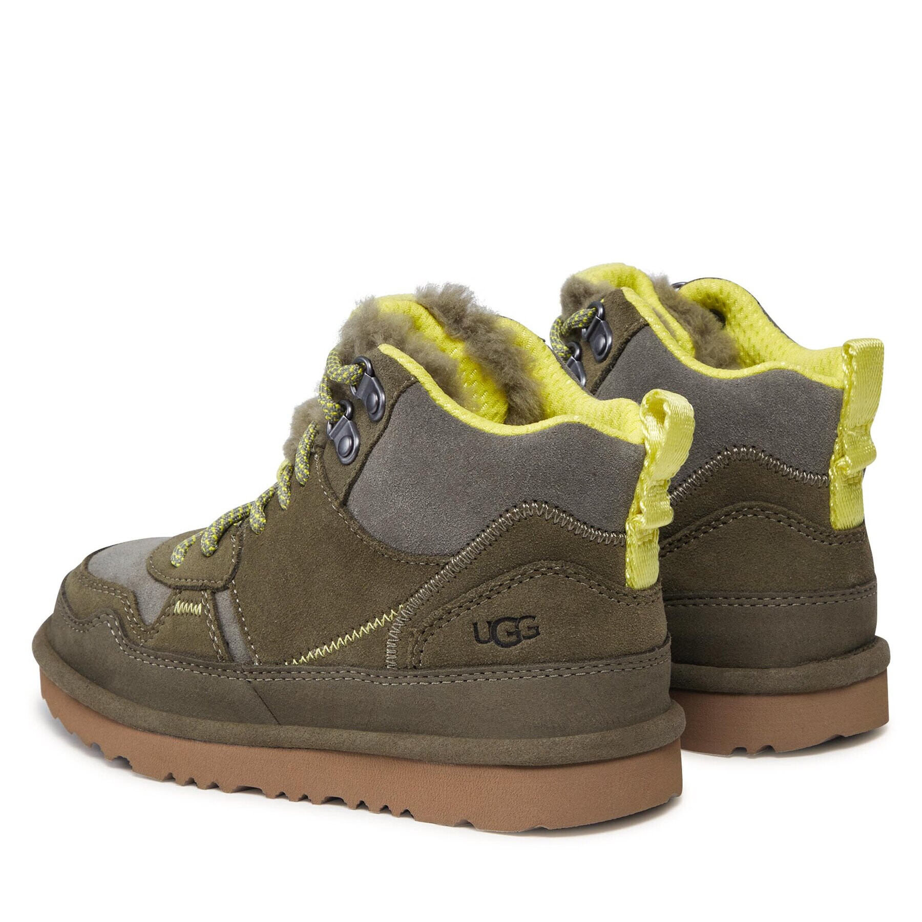 Ugg Сникърси K Highland Hi Heritage 1134550K Зелен - Pepit.bg