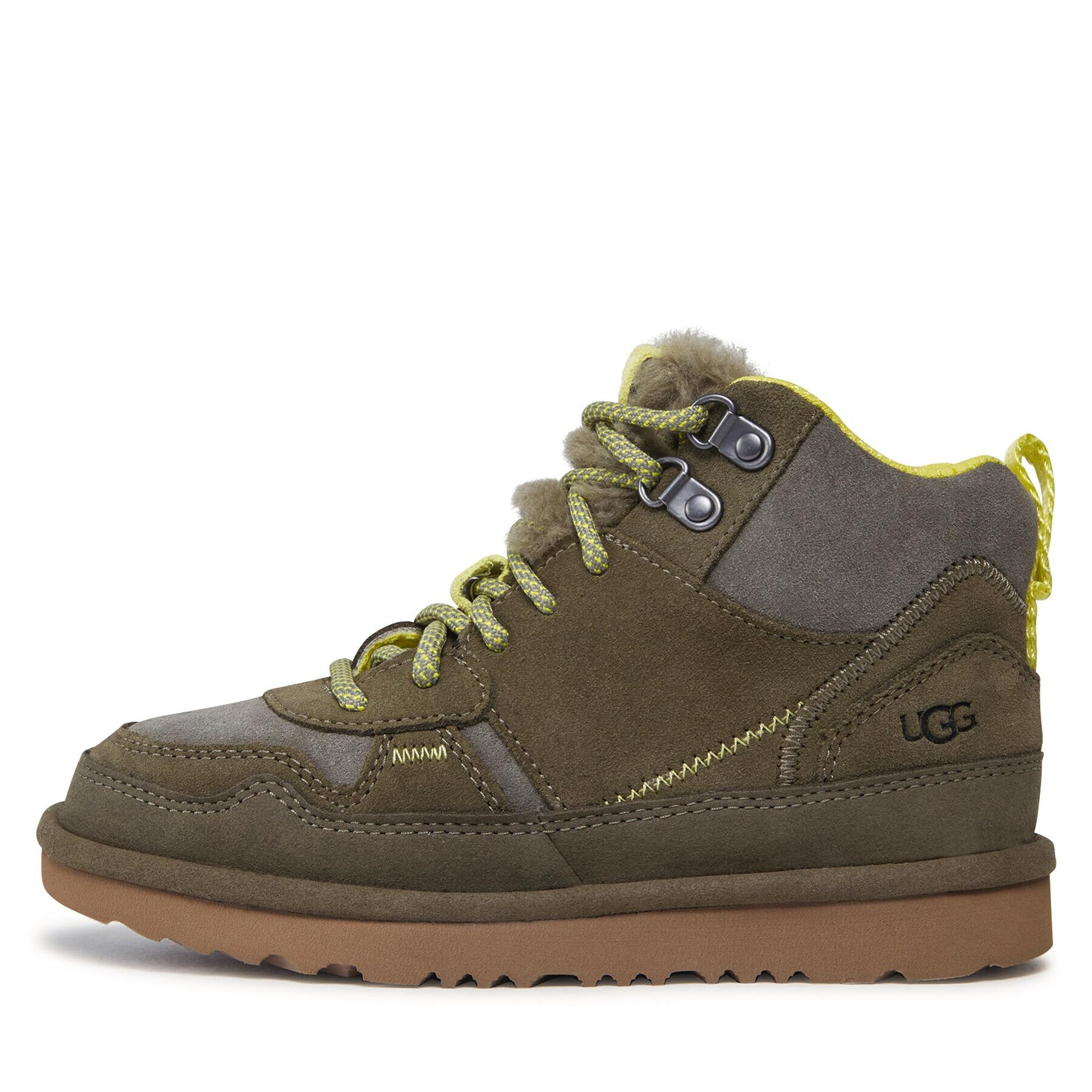Ugg Сникърси K Highland Hi Heritage 1134550K Зелен - Pepit.bg