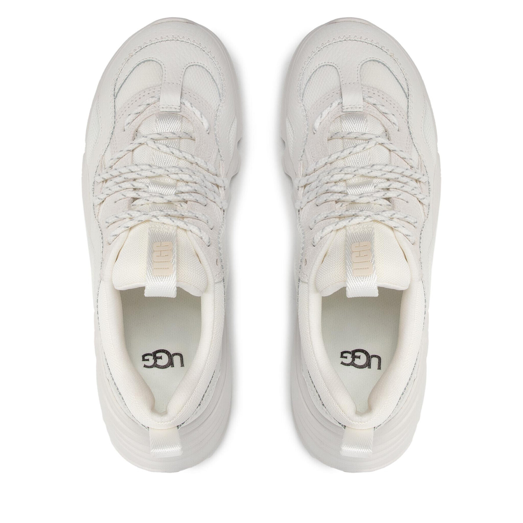 Ugg Сникърси W Calle Lace 1125391 Бял - Pepit.bg