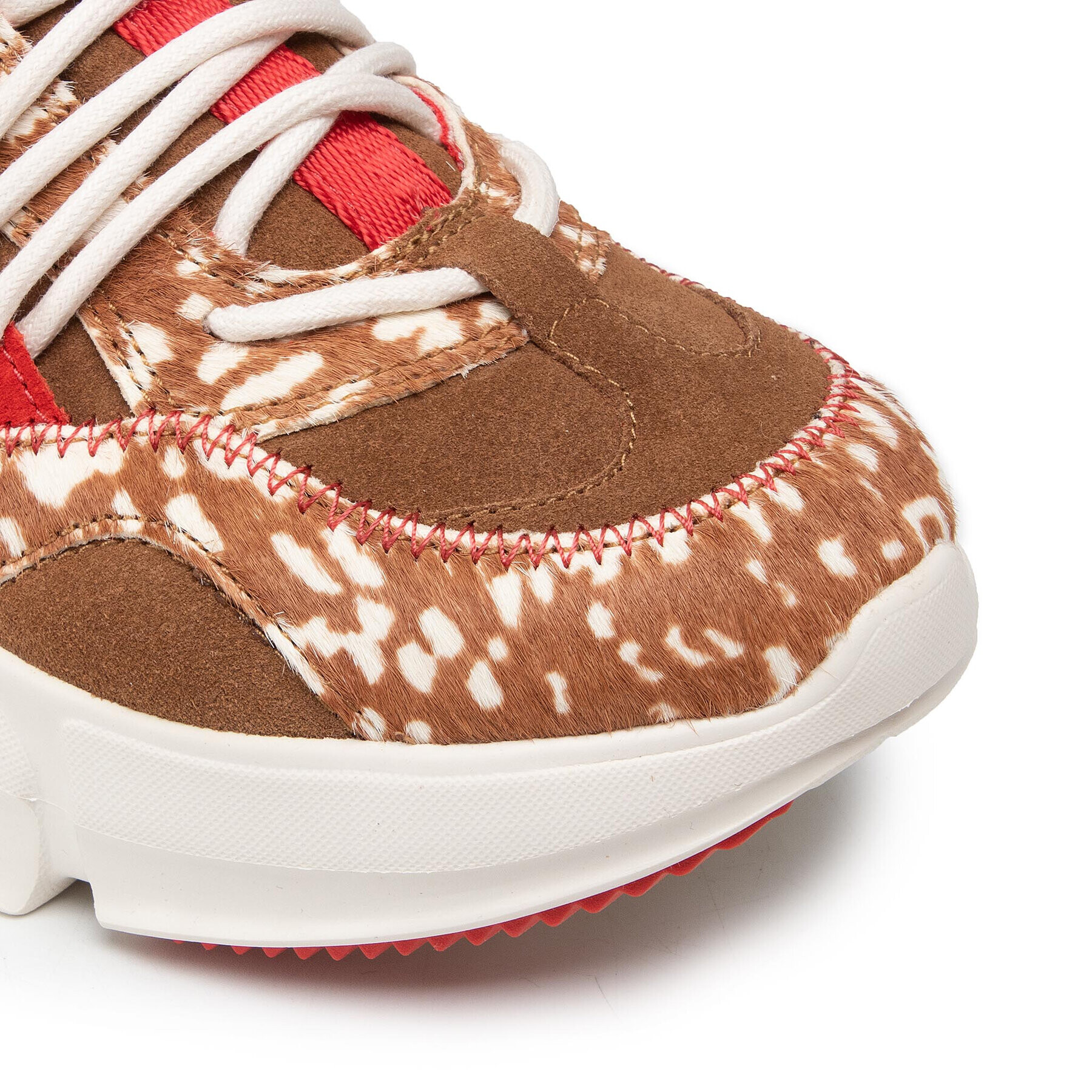 Ugg Сникърси W Calle Lace Speckled 1123931 Кафяв - Pepit.bg