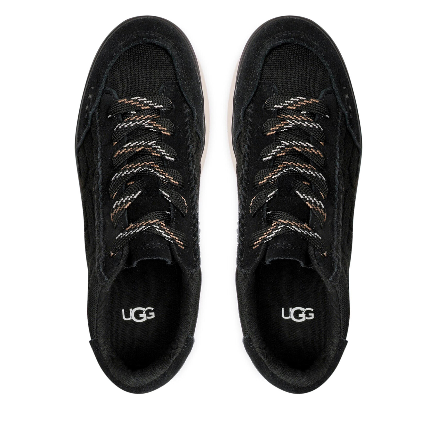 Ugg Сникърси W Marin Lace Logo 1125025 Черен - Pepit.bg