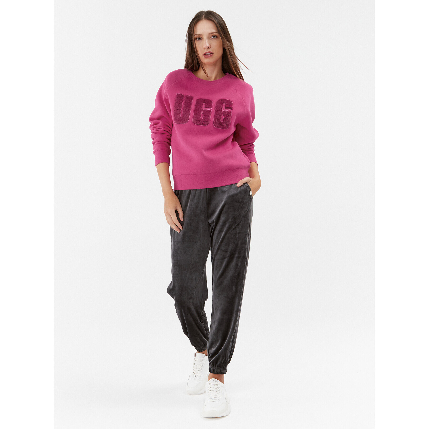 Ugg Суитшърт Madeline 1123718 Розов Relaxed Fit - Pepit.bg