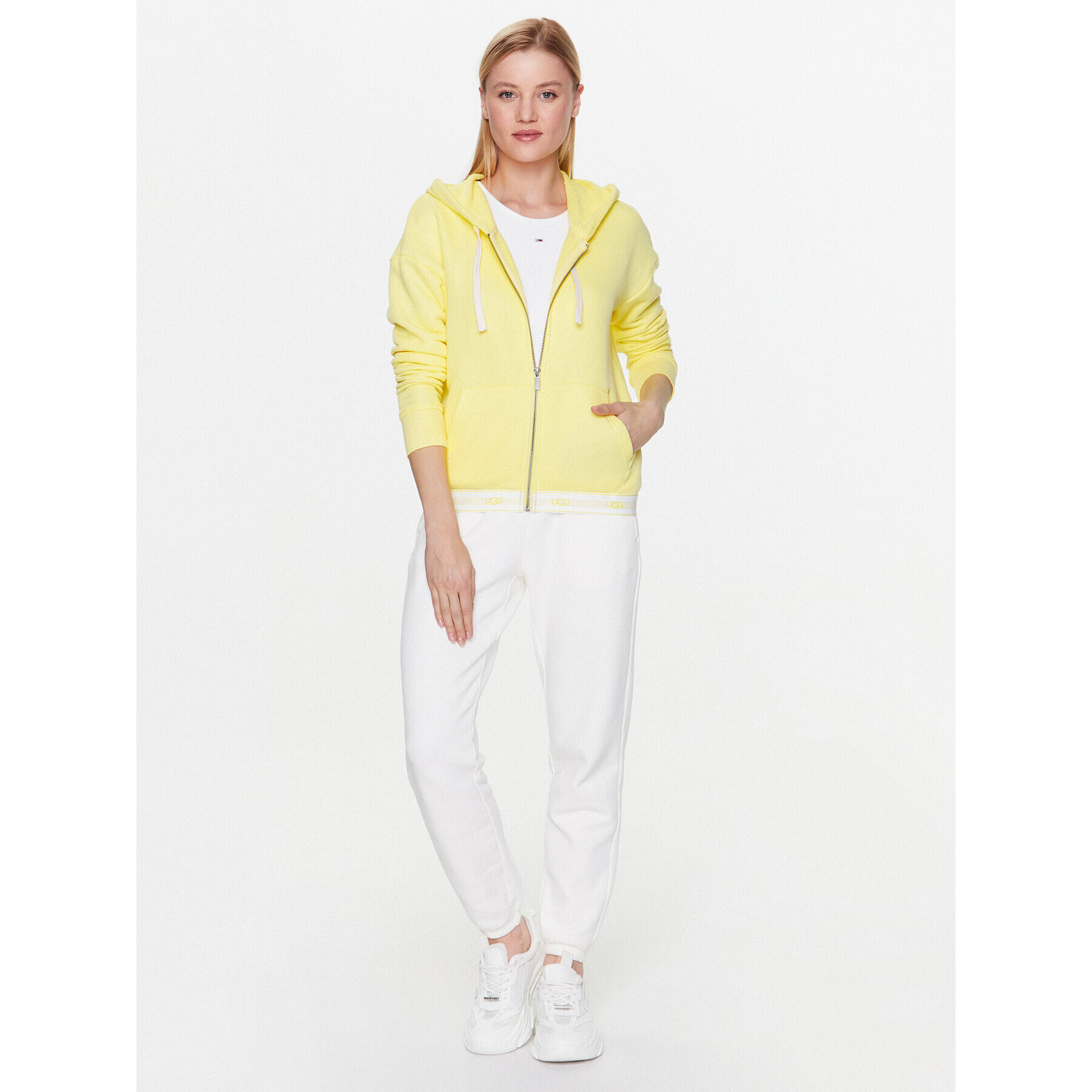 Ugg Суитшърт Sena 1113112 Жълт Regular Fit - Pepit.bg