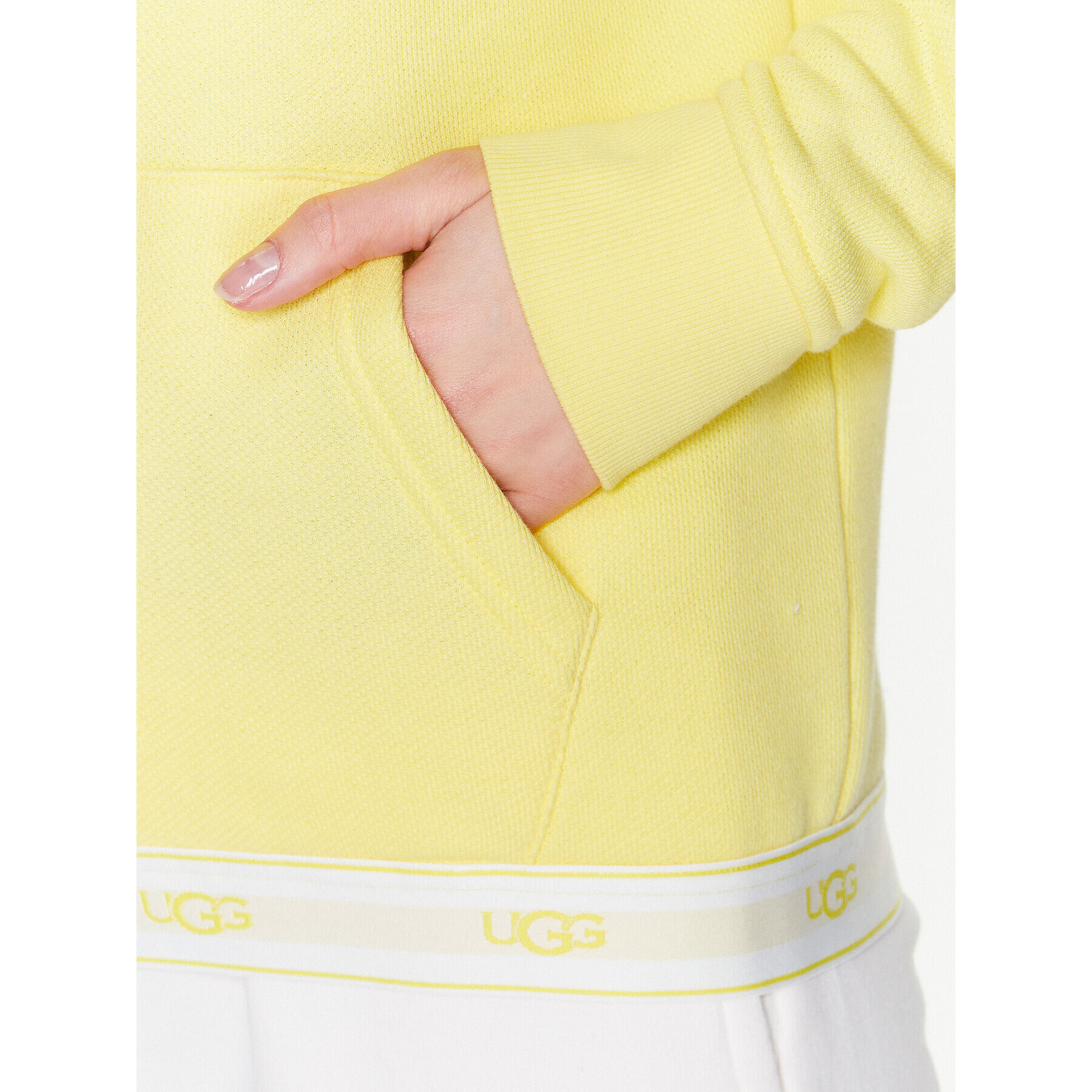 Ugg Суитшърт Sena 1113112 Жълт Regular Fit - Pepit.bg