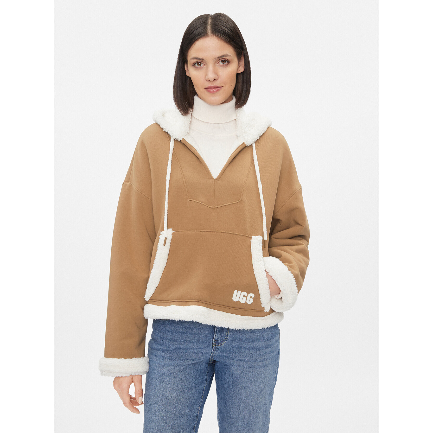 Ugg Суитшърт Sharonn 1144457 Кафяв Relaxed Fit - Pepit.bg