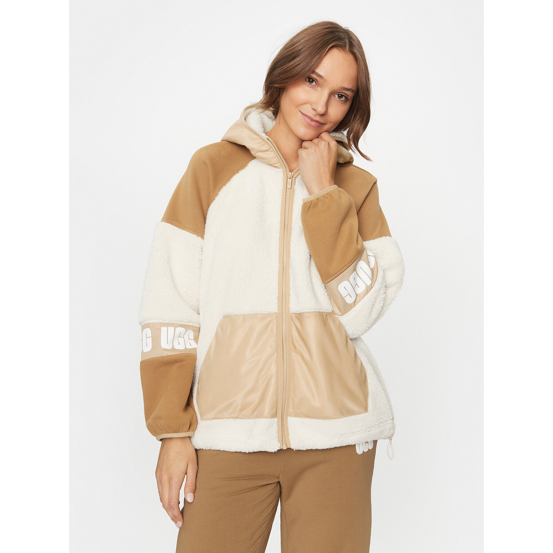 Ugg Суитшърт U Carrabella 1144534 Екрю Regular Fit - Pepit.bg