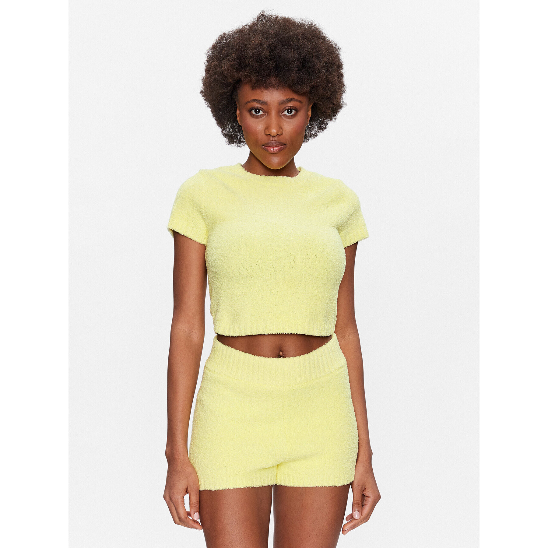 Ugg Тишърт Zadie 1137610 Жълт Slim Fit - Pepit.bg