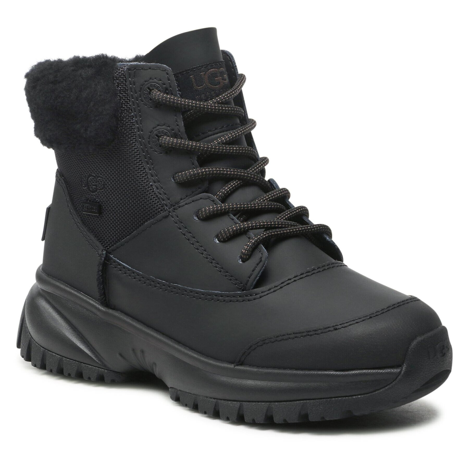 Ugg Туристически oбувки W Yose Fluff V2 1130901 Черен - Pepit.bg