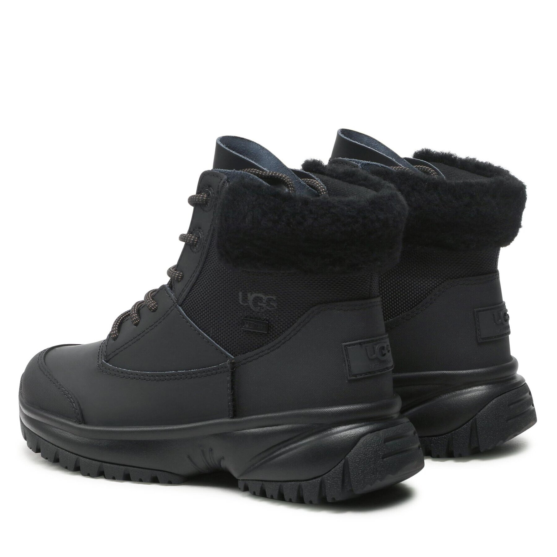 Ugg Туристически oбувки W Yose Fluff V2 1130901 Черен - Pepit.bg