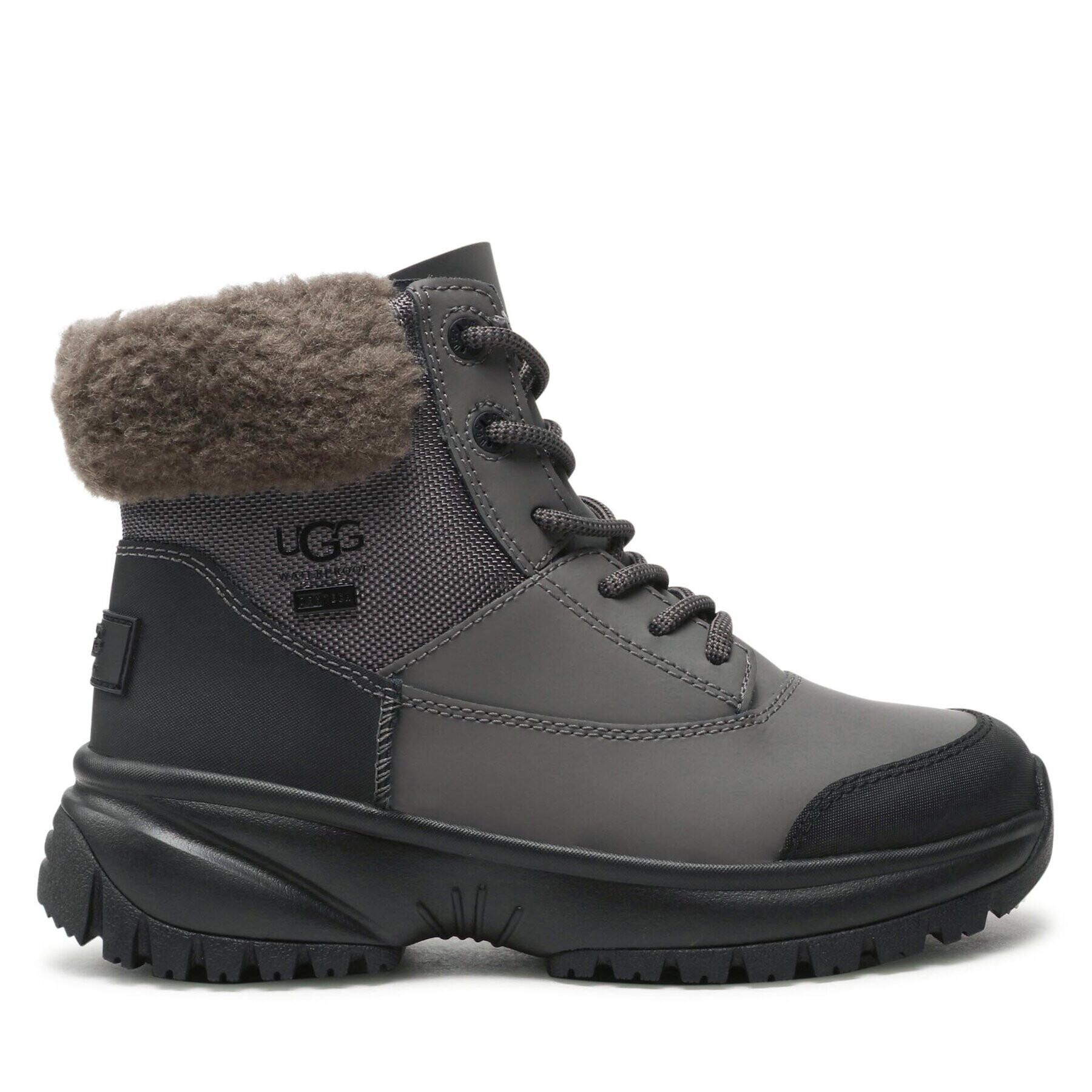 Ugg Туристически oбувки W Yose Fluff V2 1130901 Сив - Pepit.bg