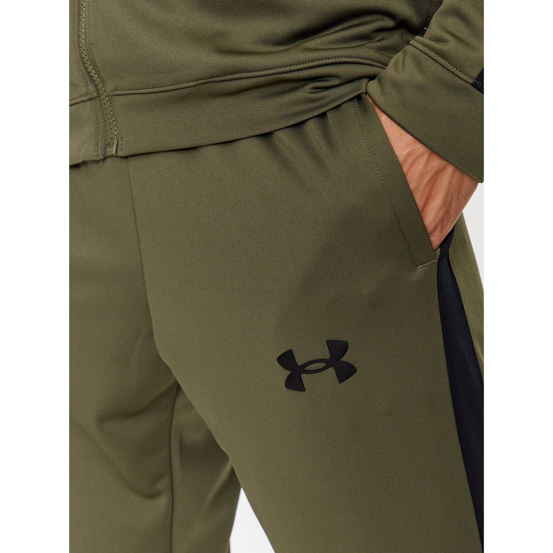 Under Armour Анцуг Ua Knit Track Suit 1357139 Каки Fitted Fit - Pepit.bg