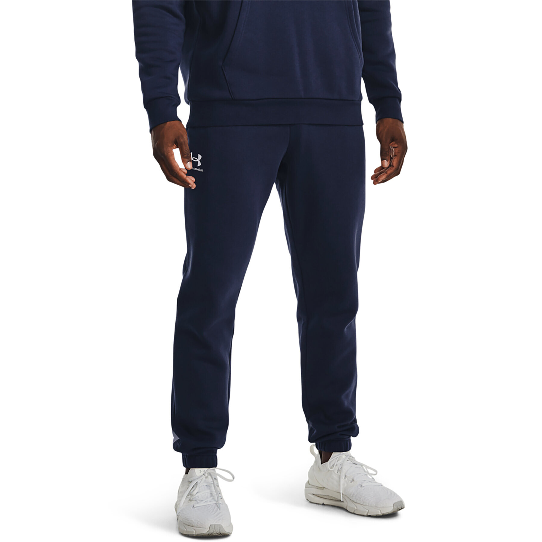 Under Armour Долнище анцуг UA Essential Fleece Jogger 1373882 Тъмносин Regular Fit - Pepit.bg