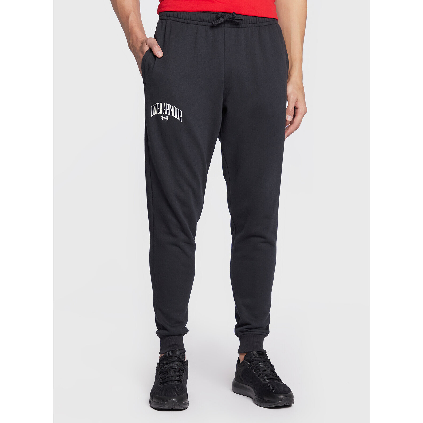 Under Armour Долнище анцуг Ua Rival 1373374 Черен Loose Fit - Pepit.bg