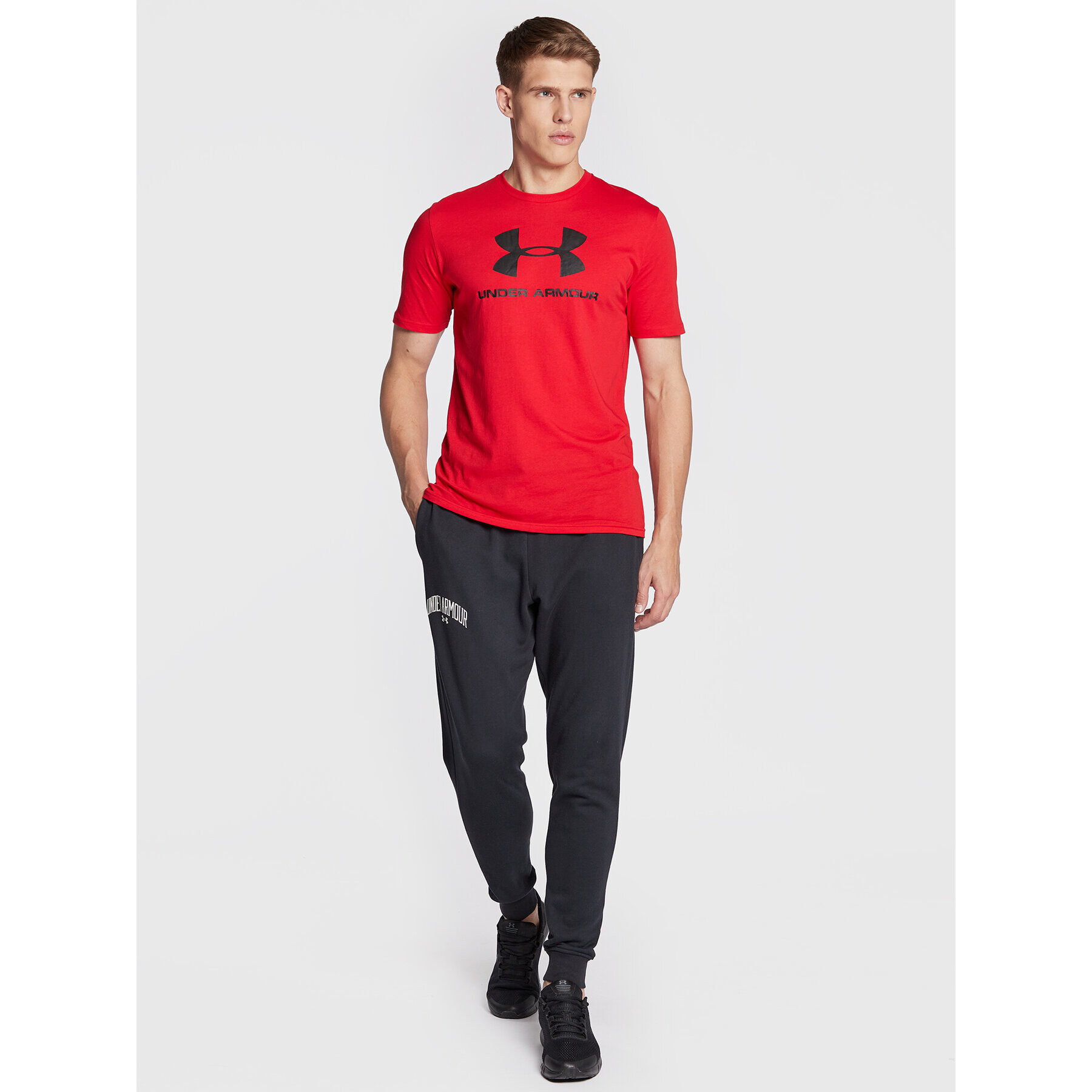 Under Armour Долнище анцуг Ua Rival 1373374 Черен Loose Fit - Pepit.bg