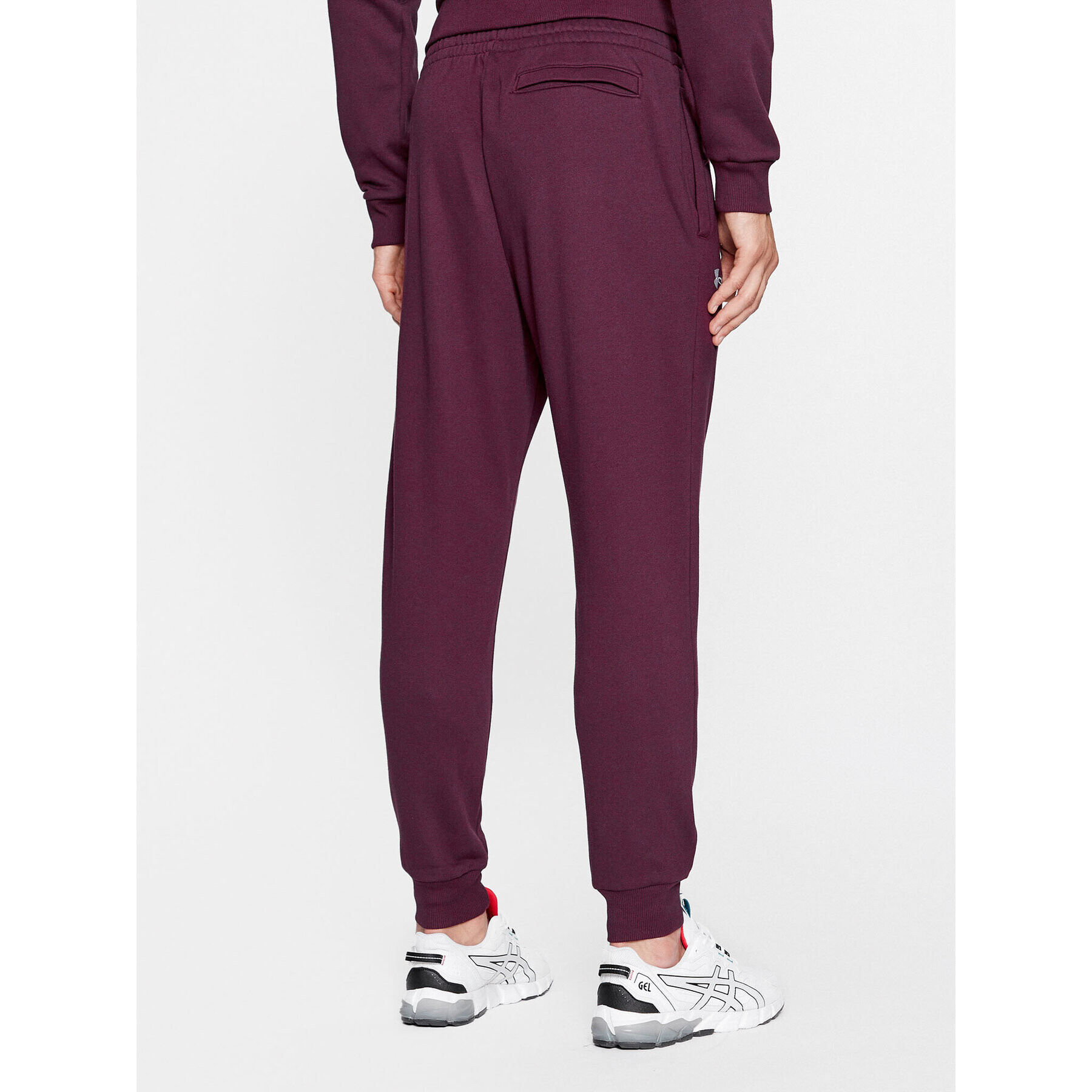 Under Armour Долнище анцуг Ua Rival Fleece Joggers 1379774 Бордо Loose Fit - Pepit.bg