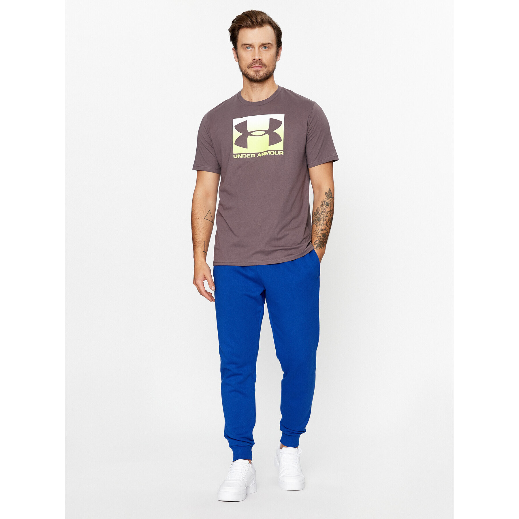 Under Armour Долнище анцуг Ua Rival Fleece Joggers 1379774 Син Loose Fit - Pepit.bg