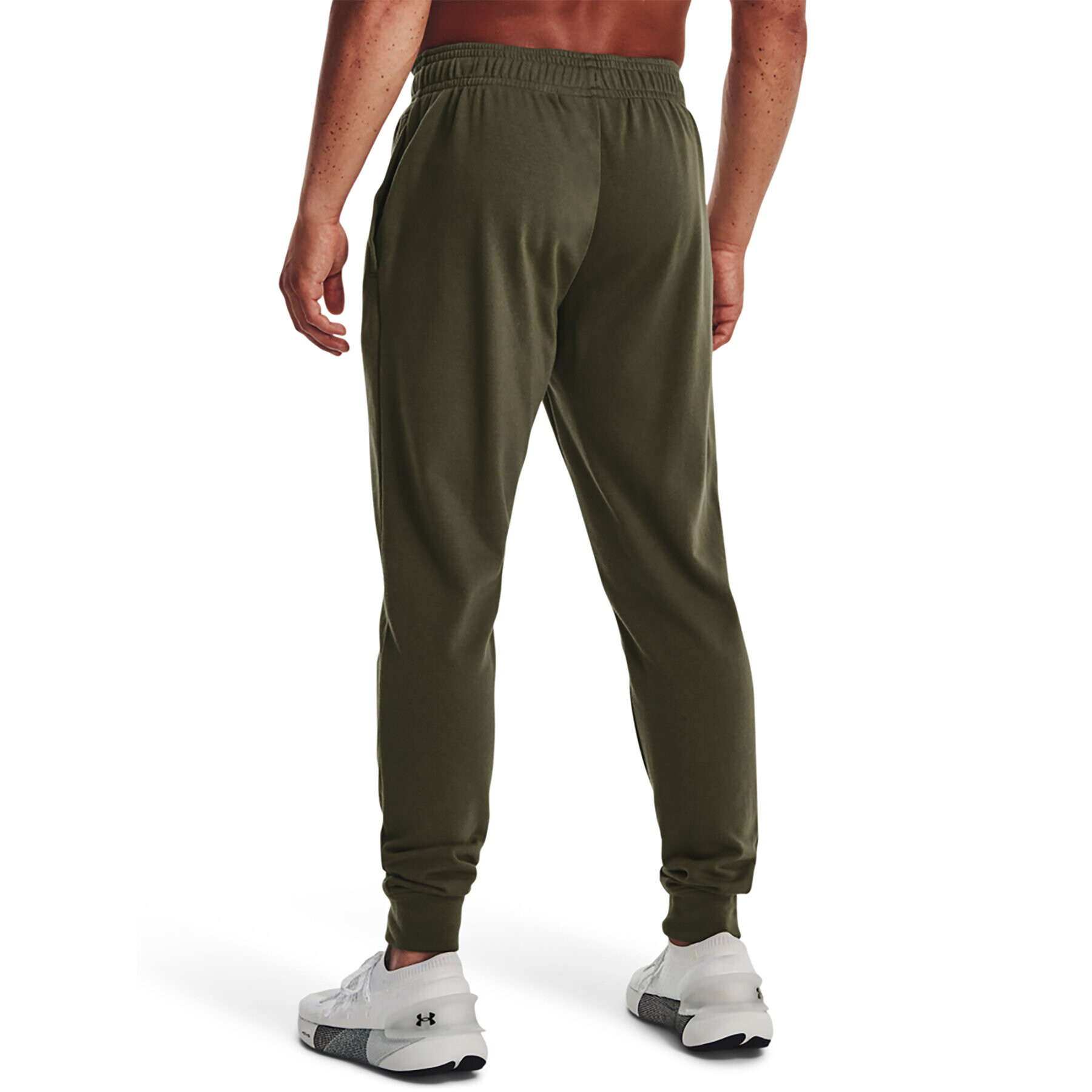 Under Armour Долнище анцуг UA Rival Terry Jogger 1361642 Каки Regular Fit - Pepit.bg