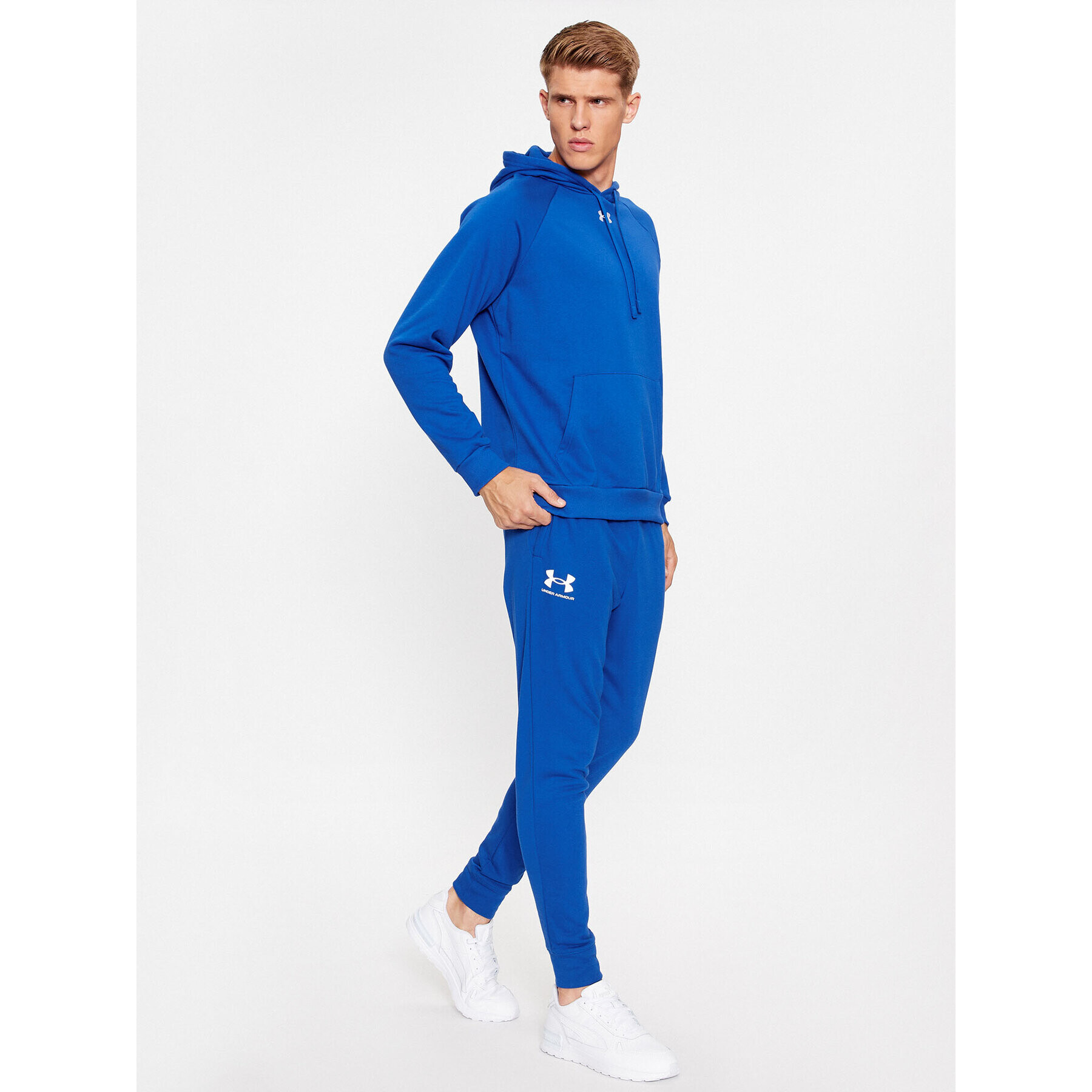 Under Armour Долнище анцуг Ua Rival Terry Jogger 1380843 Син Fitted Fit - Pepit.bg