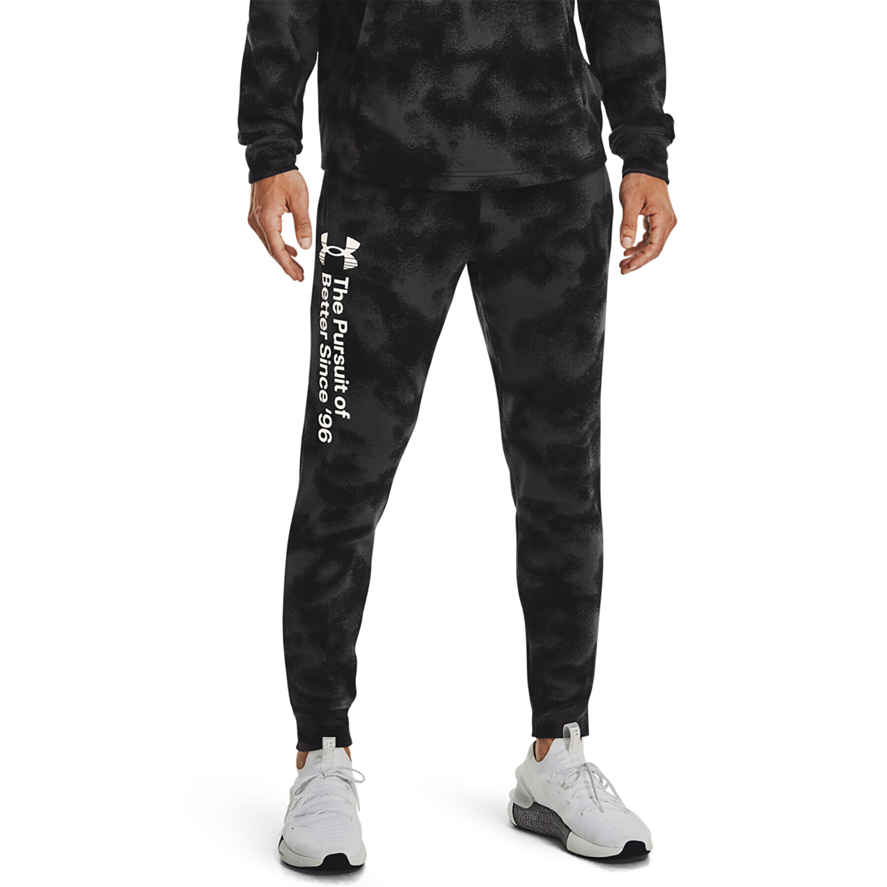 Under Armour Долнище анцуг UA Rival Terry Novelty Jgr 1377593 Черен Regular Fit - Pepit.bg