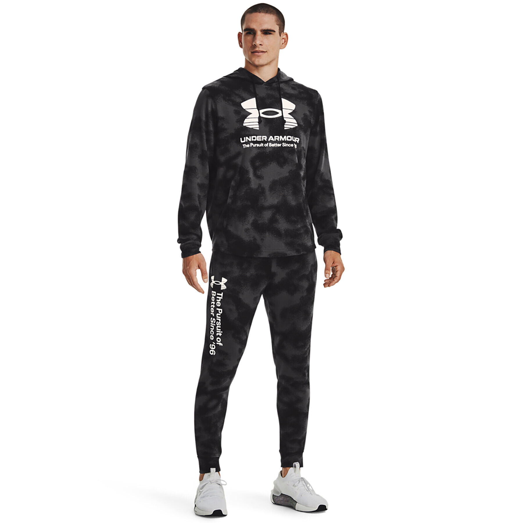 Under Armour Долнище анцуг UA Rival Terry Novelty Jgr 1377593 Черен Regular Fit - Pepit.bg