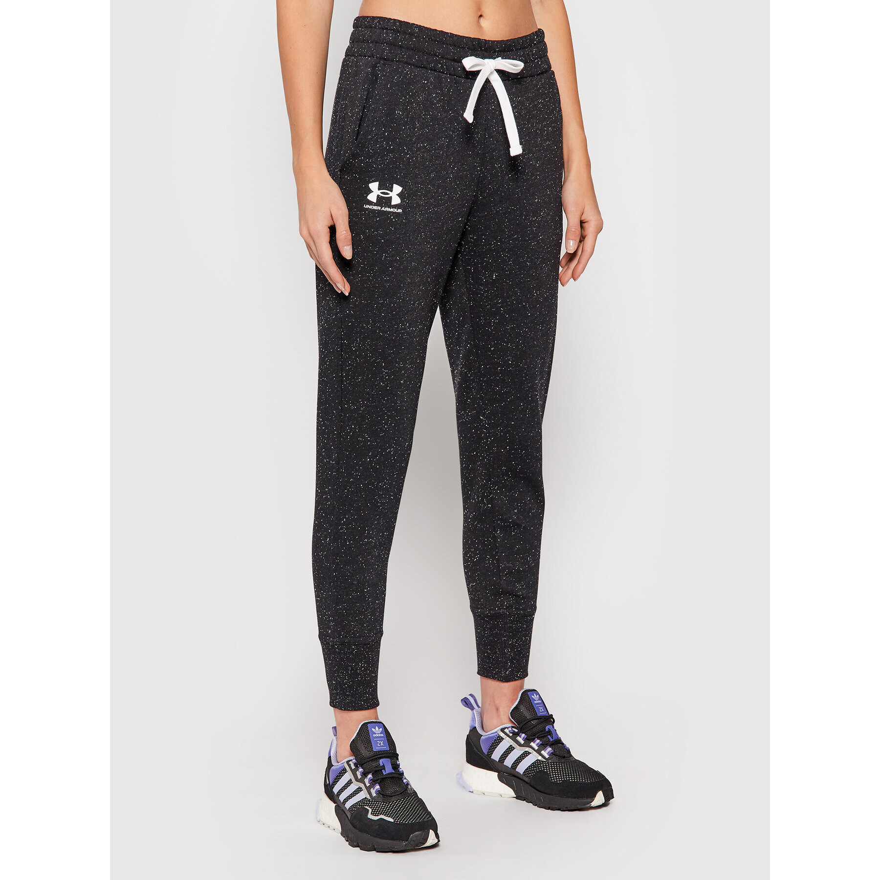 Under Armour Долнище анцуг Rival Fleece 1356416 Черен Relaxed Fit - Pepit.bg