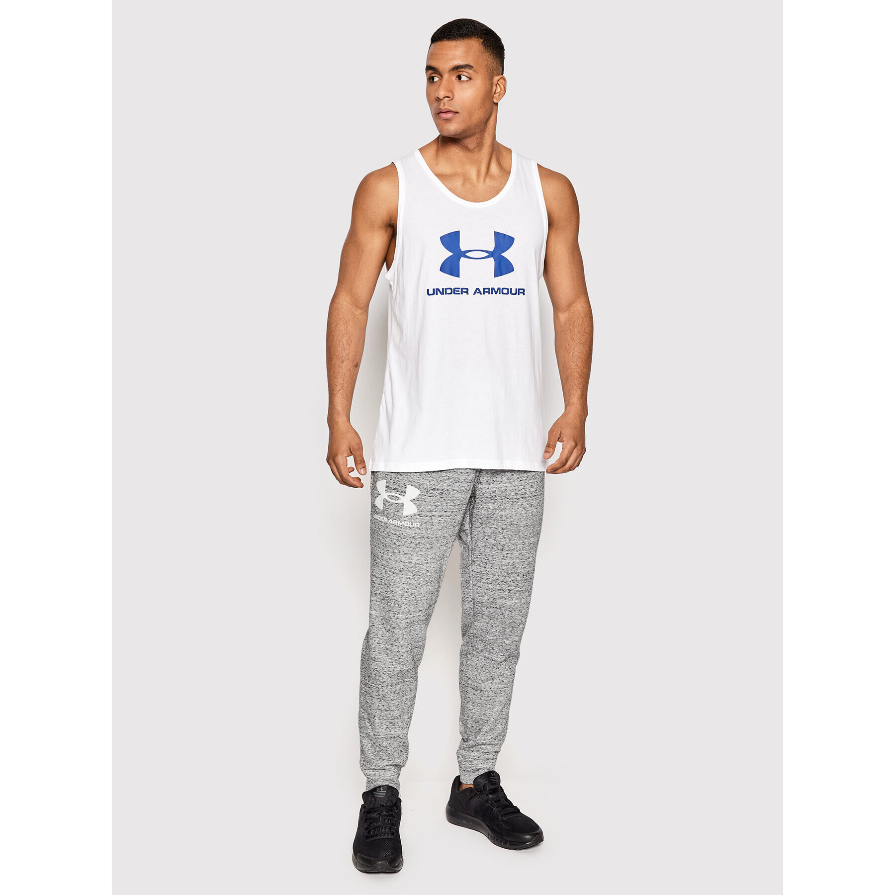 Under Armour Долнище анцуг Rival Terry 1361642 Сив Regular Fit - Pepit.bg