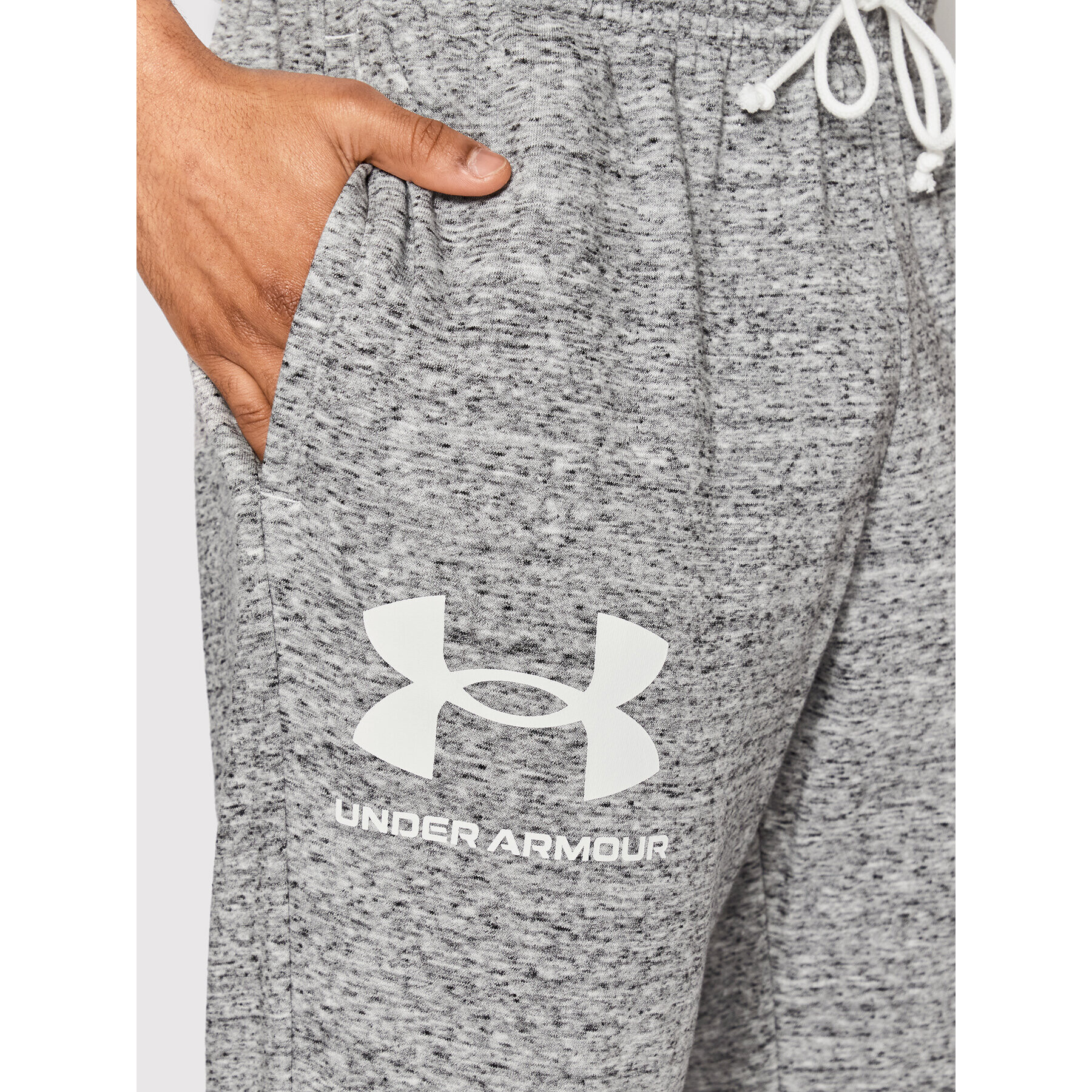 Under Armour Долнище анцуг Rival Terry 1361642 Сив Regular Fit - Pepit.bg