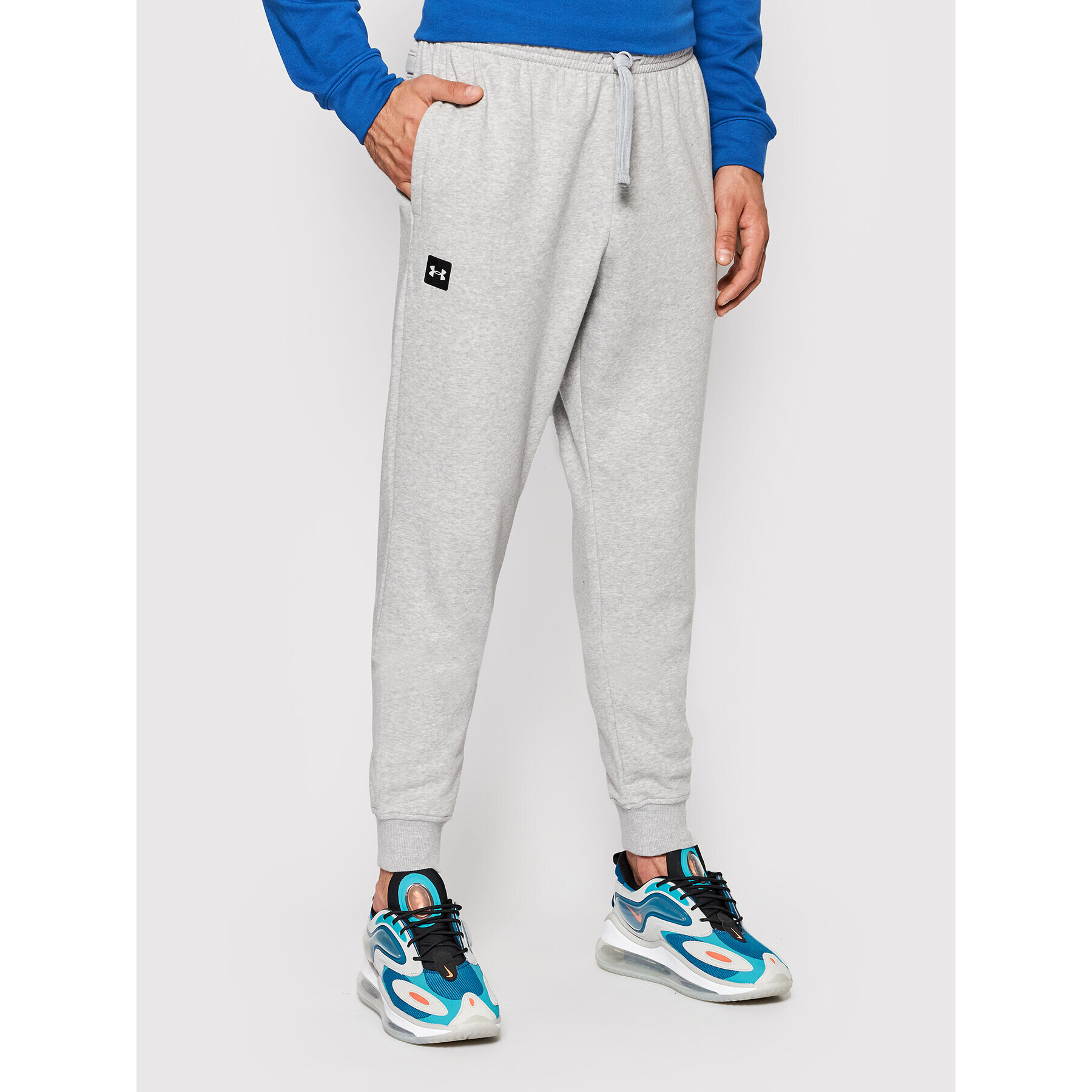 Under Armour Долнище анцуг Ua Rival Fleece 1357128 Сив Loose Fit - Pepit.bg