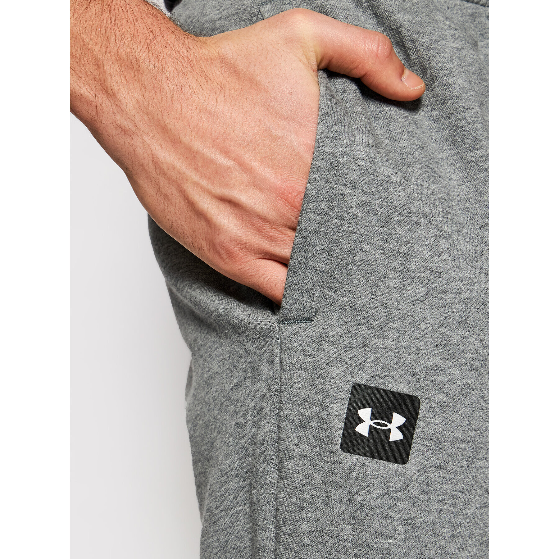 Under Armour Долнище анцуг Ua Rival Fleece 1357128 Сив Loose Fit - Pepit.bg