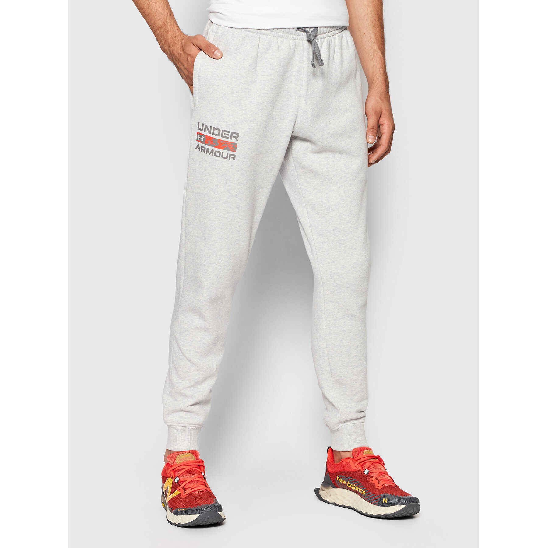 Under Armour Долнище анцуг Ua Rival Signature 1366366 Сив Loose Fit - Pepit.bg