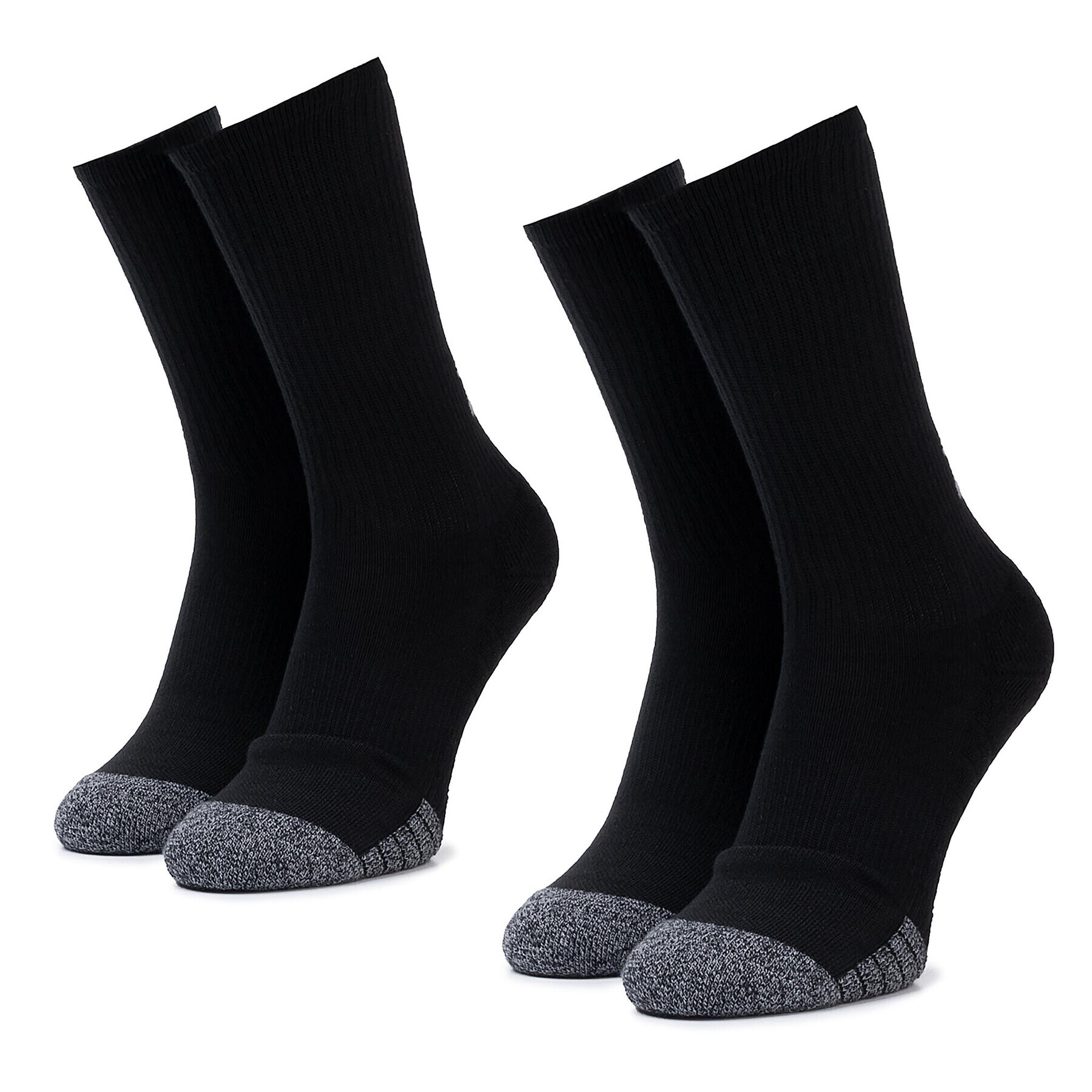 Under Armour Комплект 2 чифта дълги чорапи мъжки Crew Sock 1346751-001 Черен - Pepit.bg