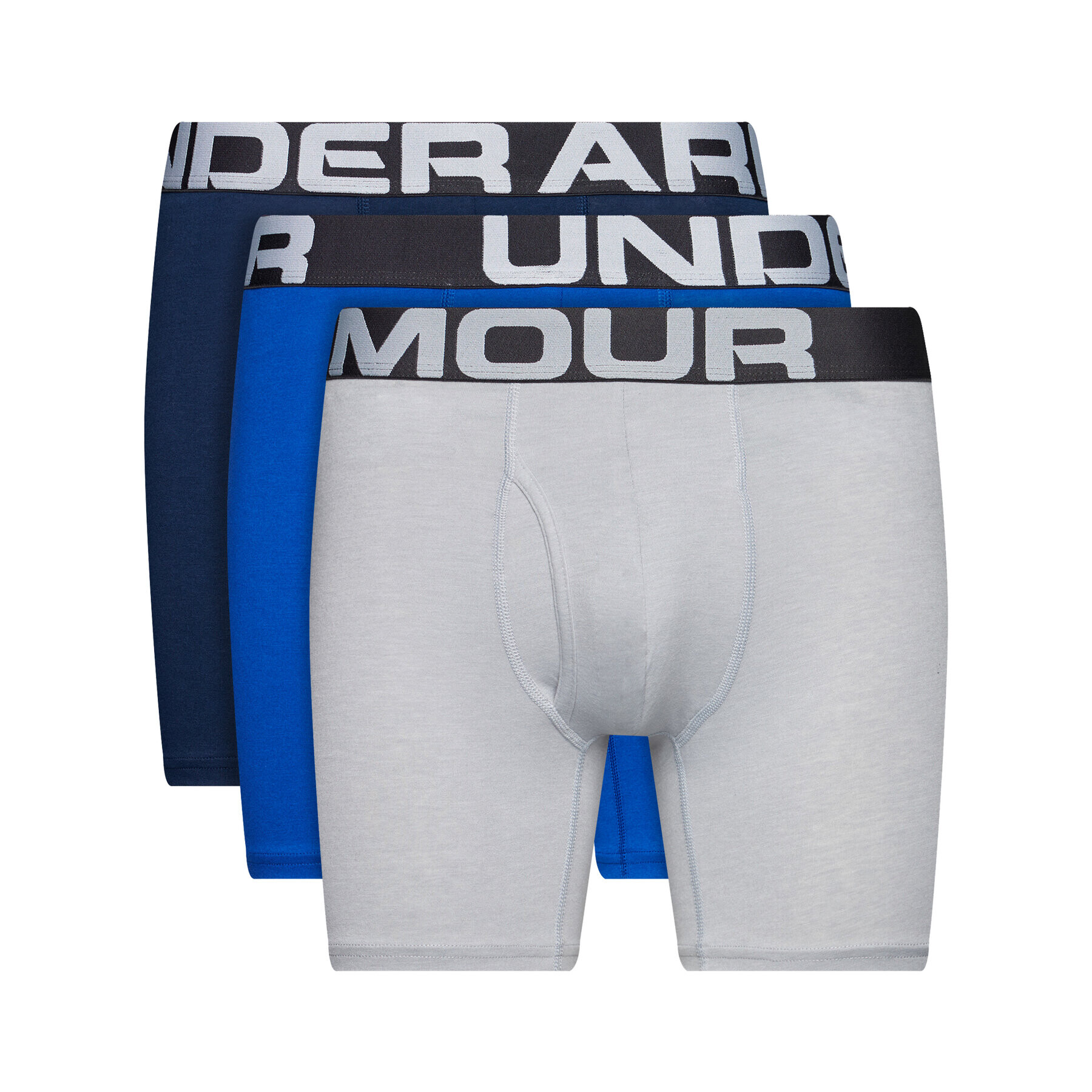 Under Armour Комплект 3 чифта боксерки Ua Charged Cotton Boxerjock 1327426 Цветен - Pepit.bg