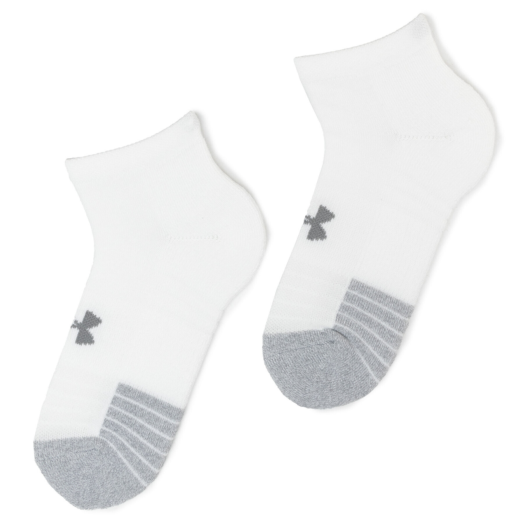 Under Armour Комплект 3 чифта къси чорапи унисекс Heatgear Lo Cut Sock 1346753-100 Бял - Pepit.bg