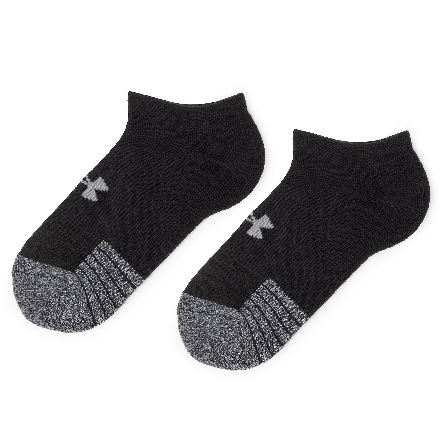 Under Armour Комплект 3 чифта къси чорапи унисекс Heatgear No Show Sock 1346755-035 Сив - Pepit.bg