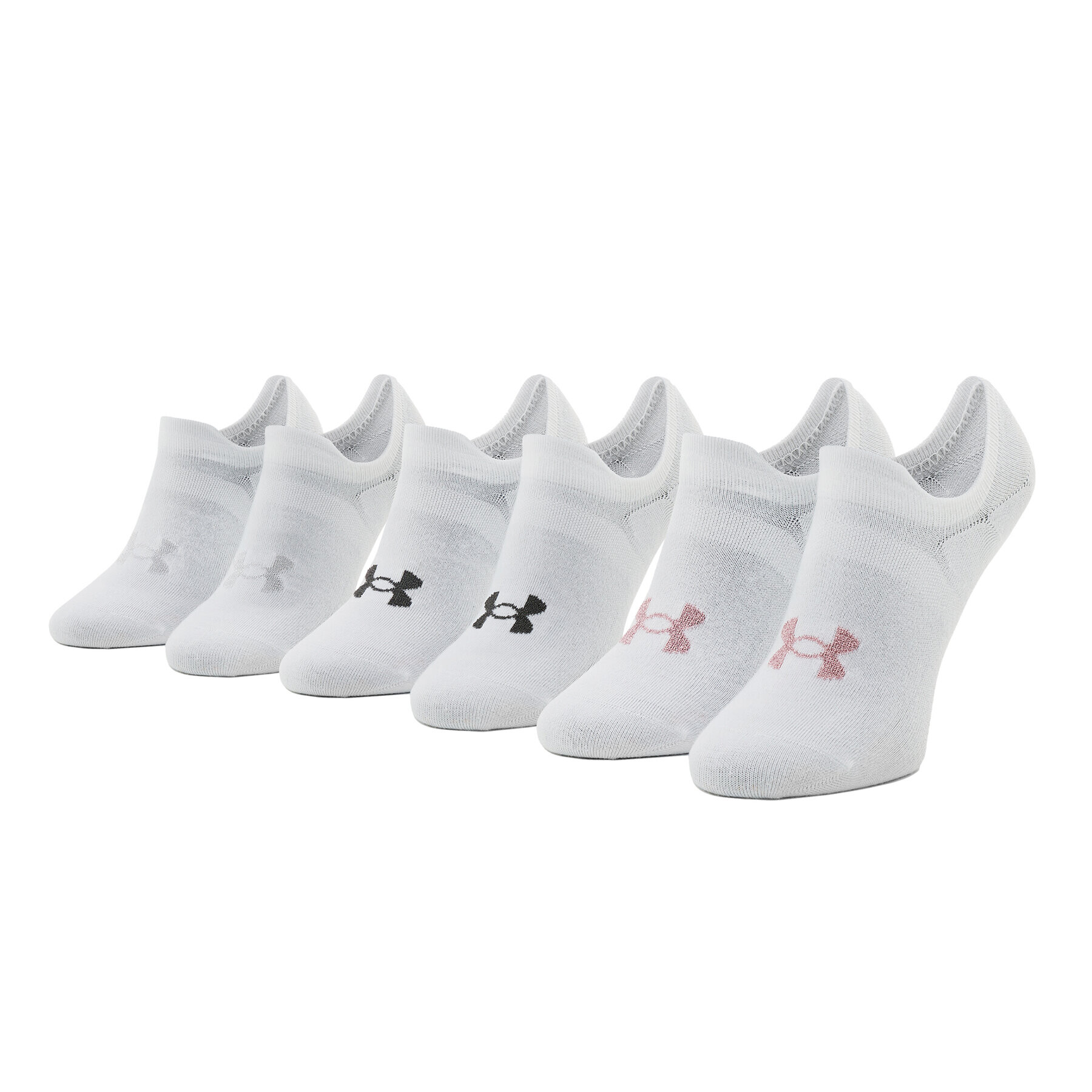 Under Armour Комплект 3 чифта терлик унисекс Ua Ultra Lo 1351784-102 Бял - Pepit.bg